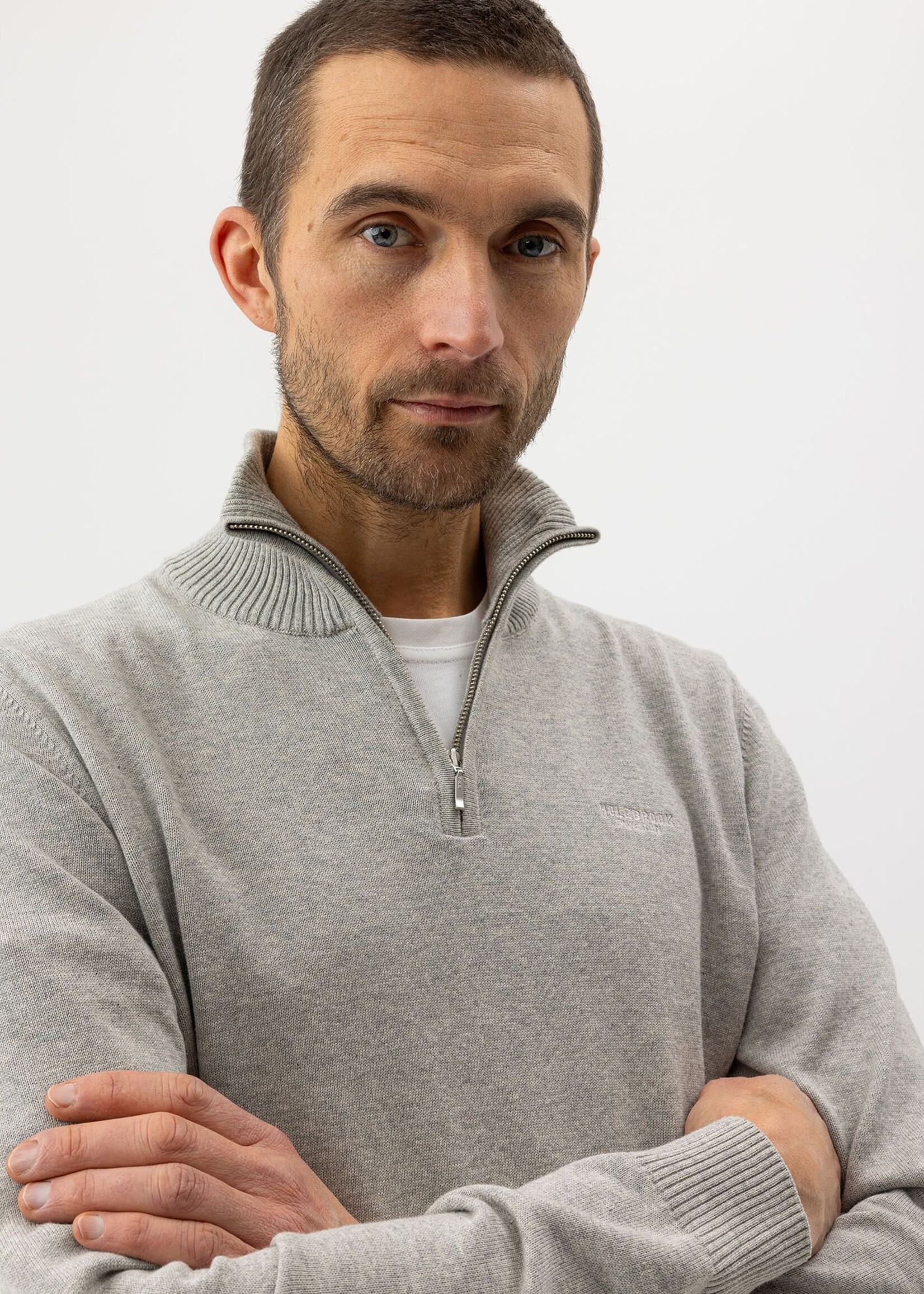 Holebrook Holebrook T-Neck Holger - Light Grey