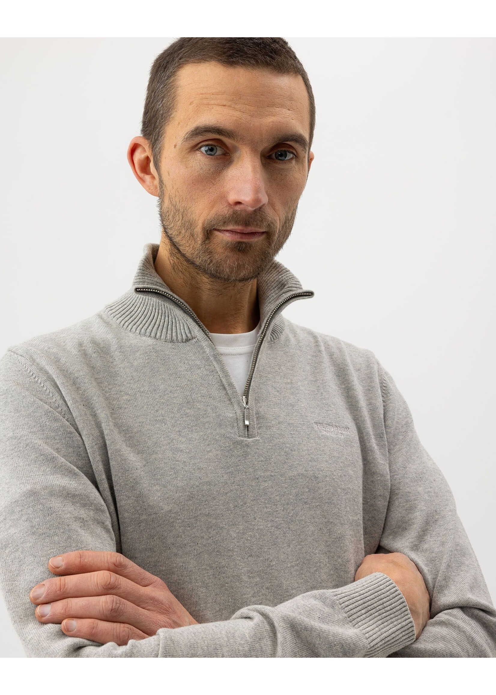 Holebrook Holebrook T-Neck Holger - Light Grey