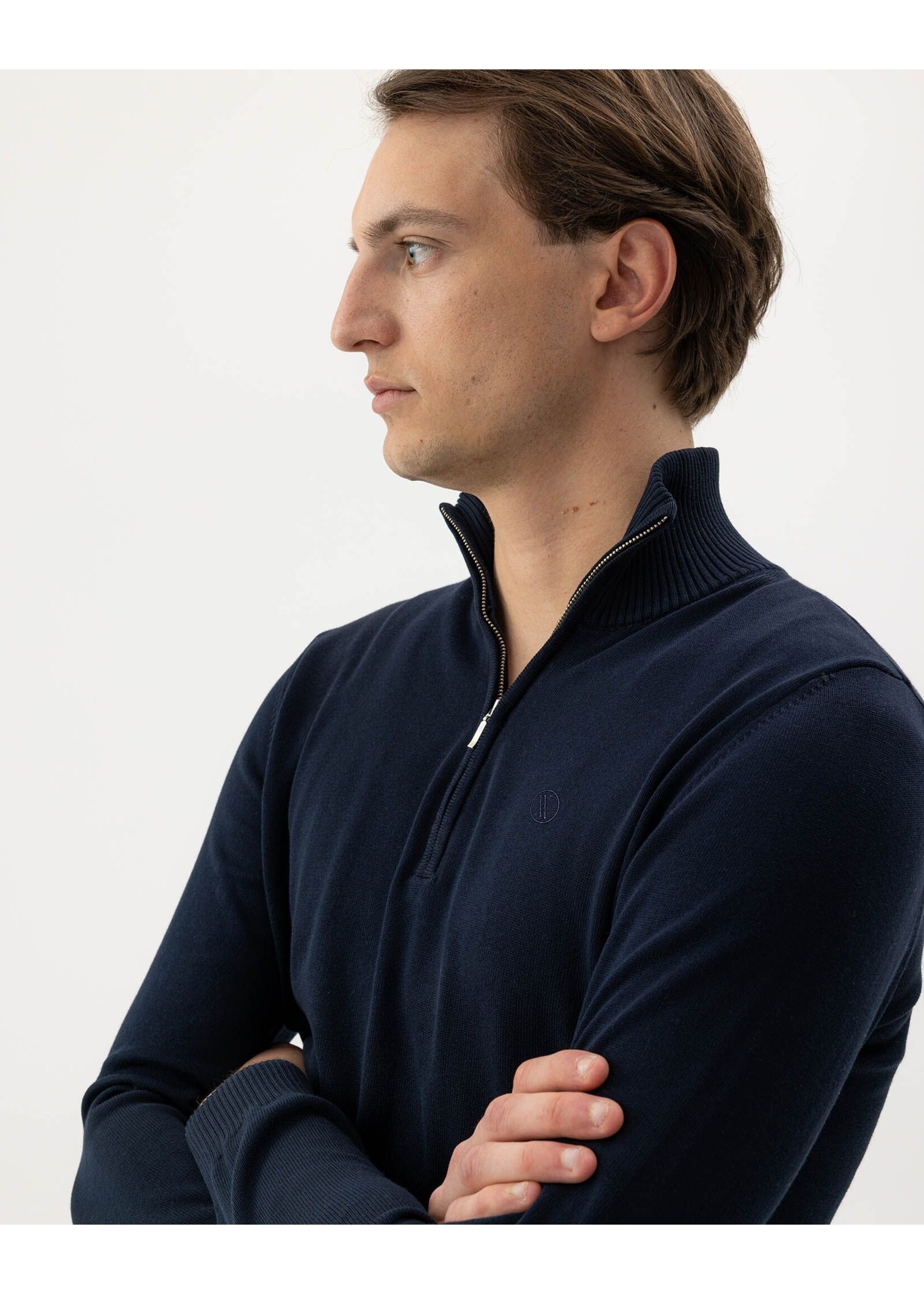 Holebrook Holebrook T-Neck Holger - Navy