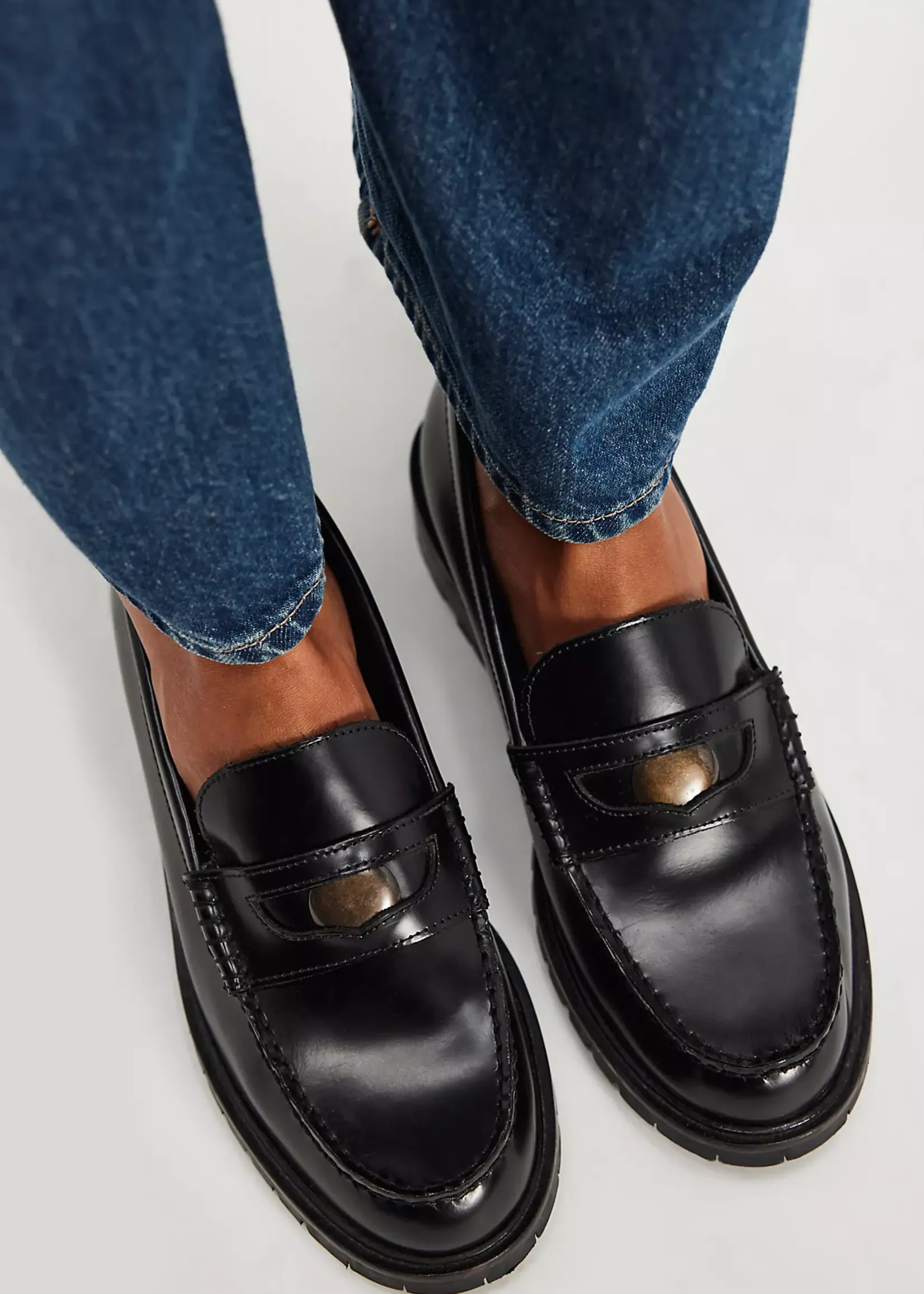 Free People Free People Mocassins Liv - Noir