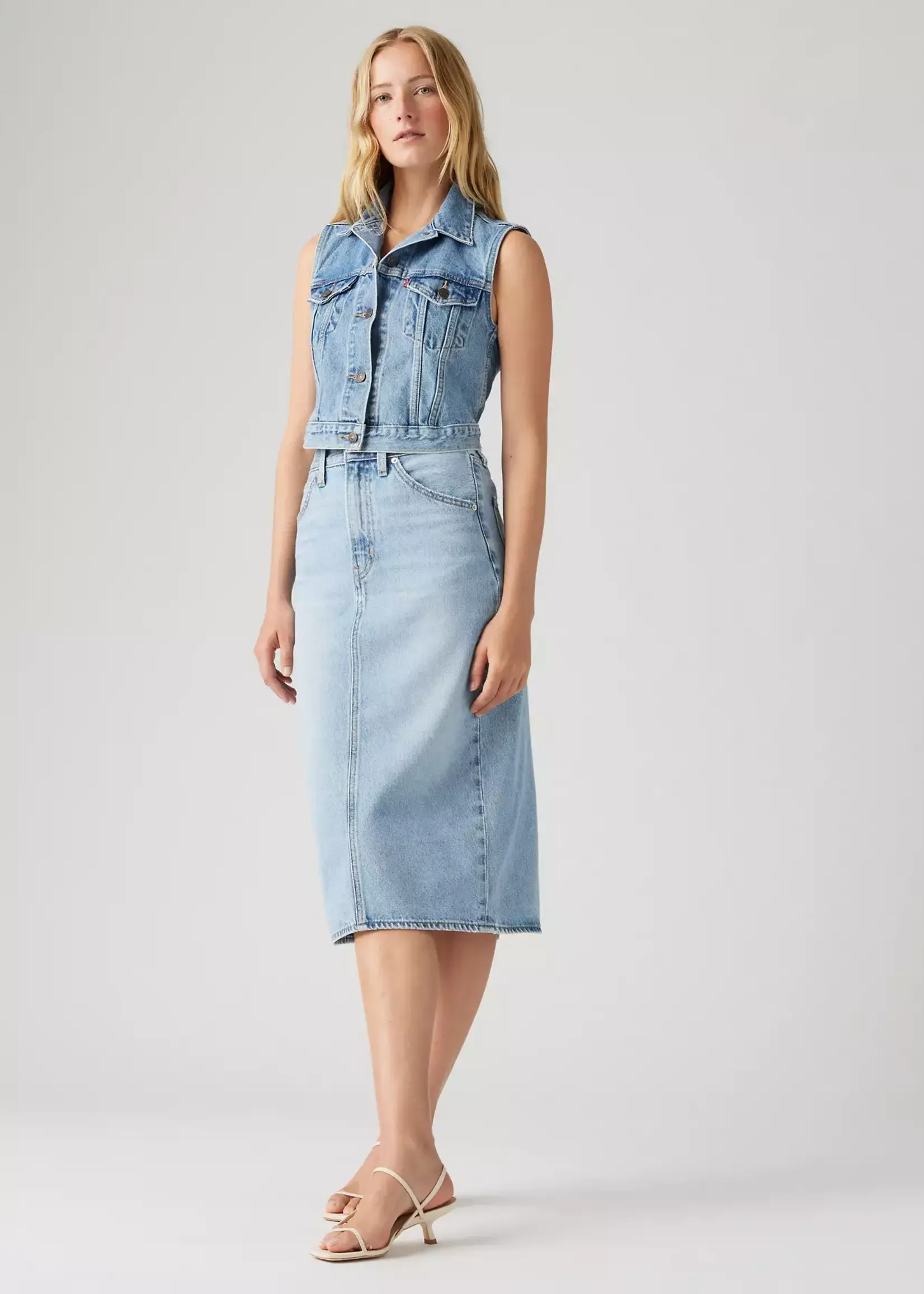Levi's Levi's Jupe Fendue Taille Haute - Riveting