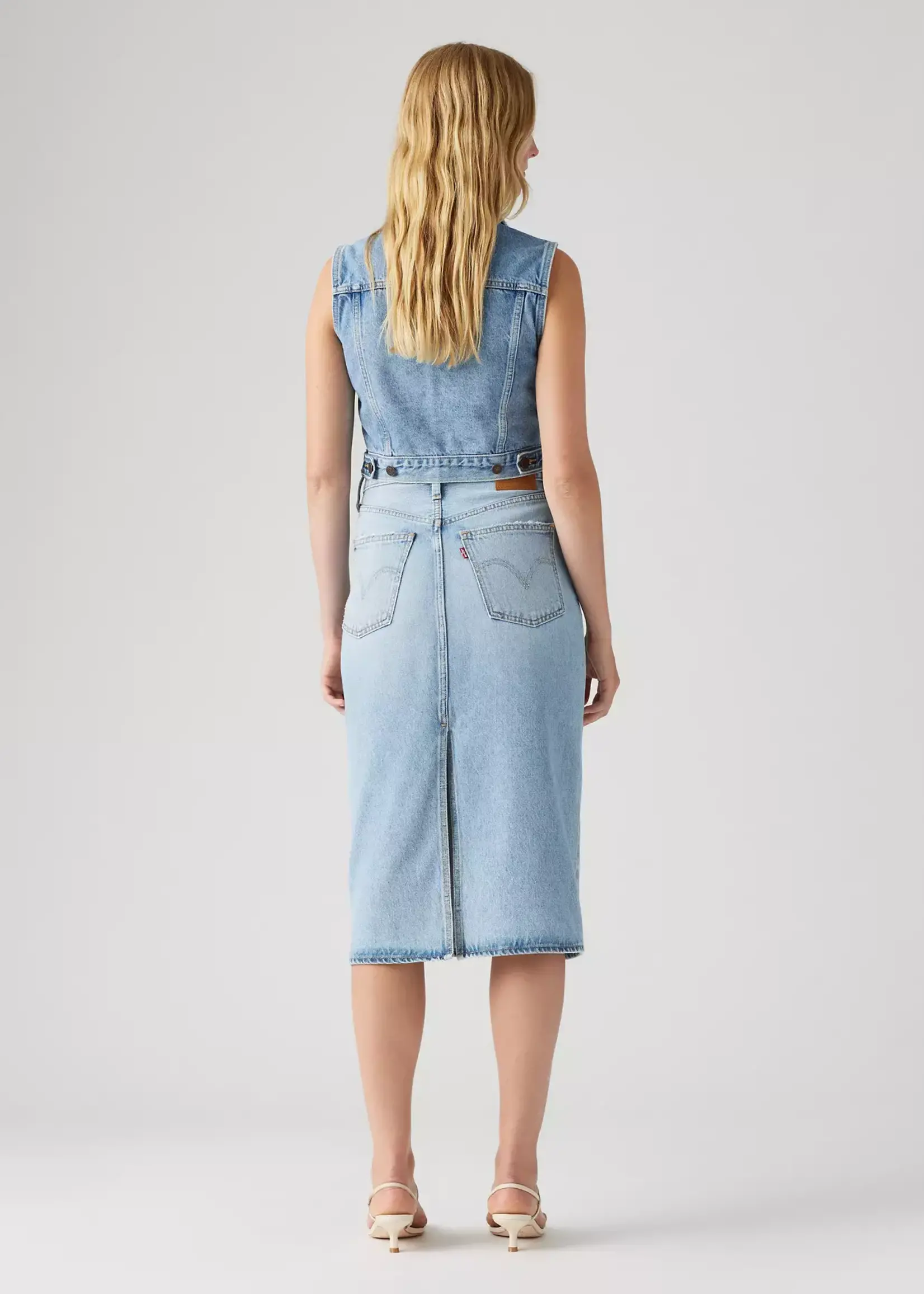 Levi's Levi's High Rise Slit Skirt - Riveting