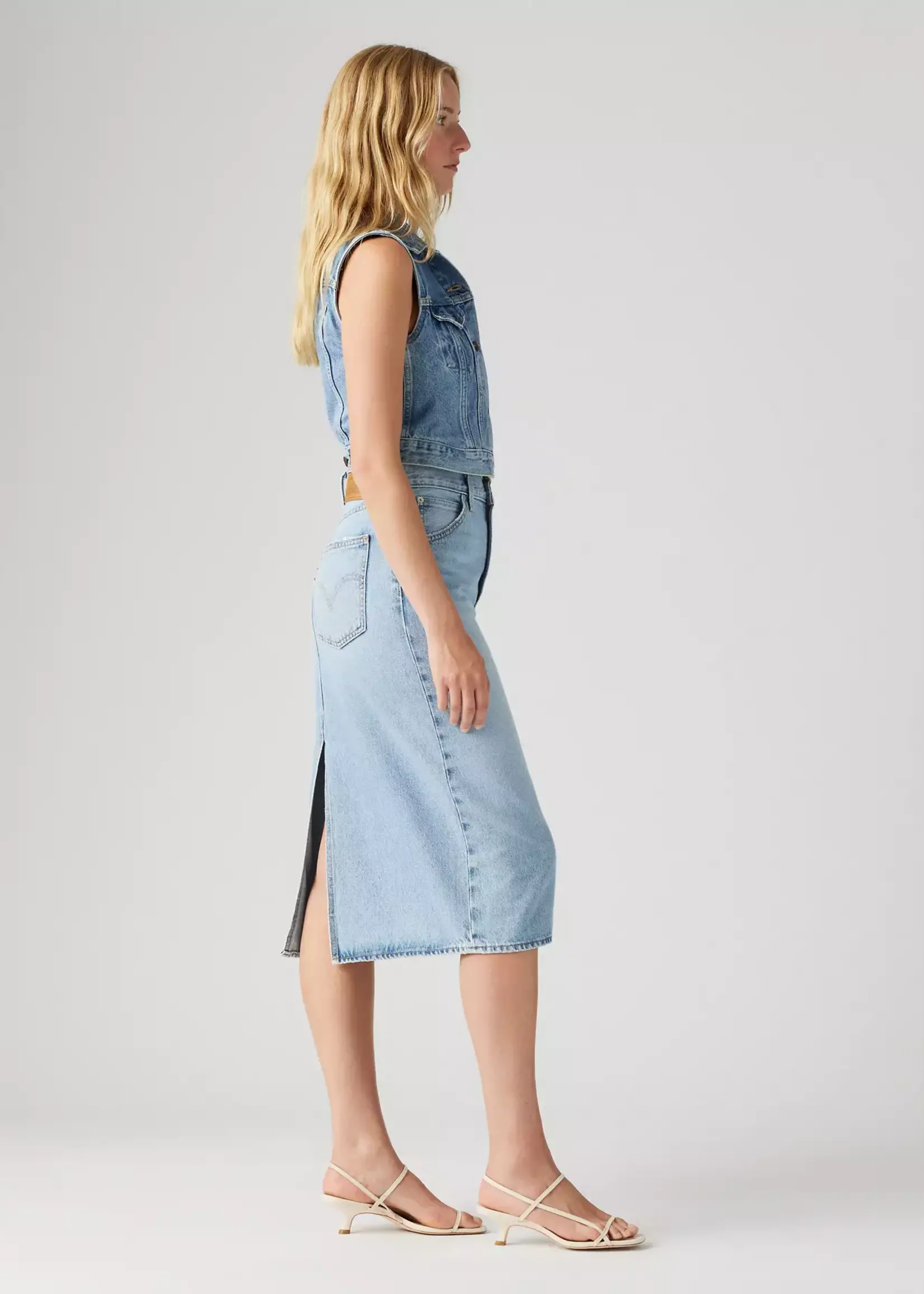 Levi's Levi's Jupe Fendue Taille Haute - Riveting