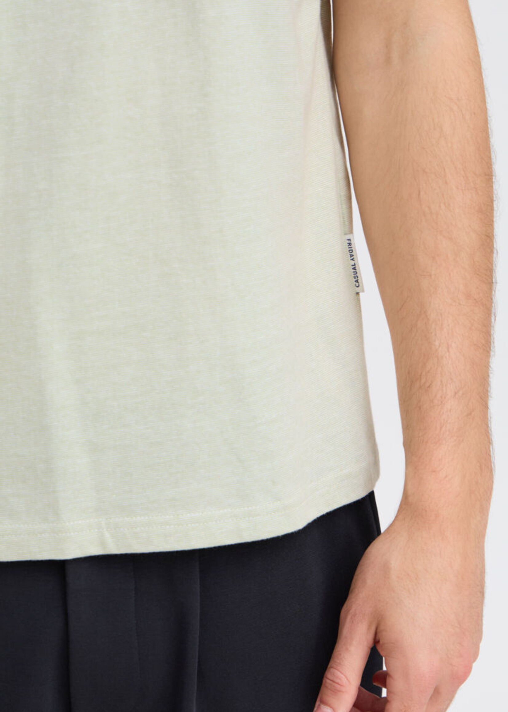 Casual Friday Casual Friday Thor Micro Striped Tee - Tea