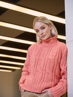 Rino & Pelle Rino & Pelle Taffie Sweater - Bright Coral Melange