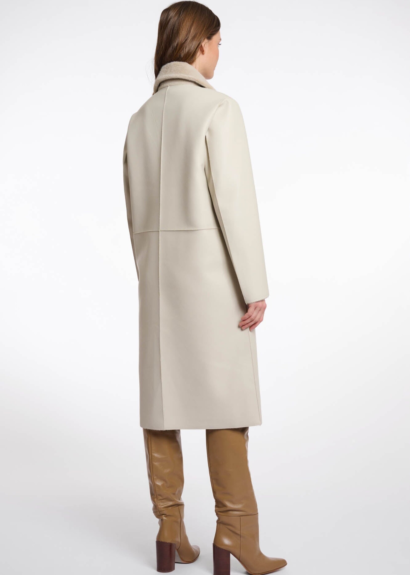 Rino & Pelle Rino & Pelle Tatiana Reversible Long Coat - Birch