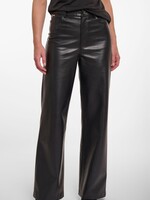 Rino & Pelle Rino & Pelle Pantalon Droit En PU Corian - Noir