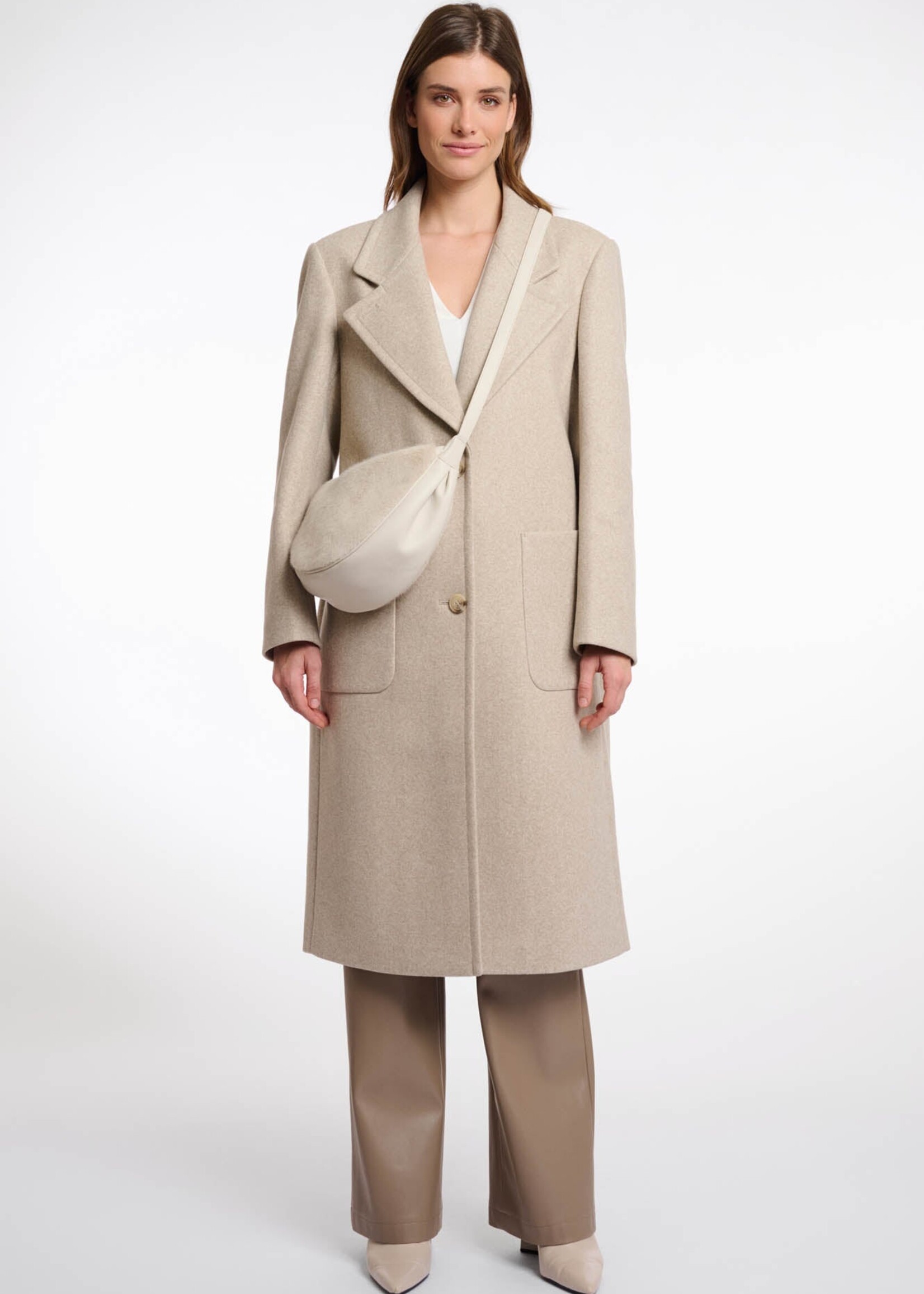 Rino & Pelle Rino & Pelle Sac Bandoulière Rond Dalina - Birch