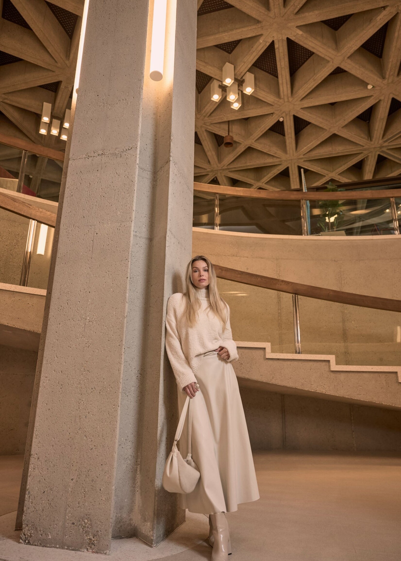 Rino & Pelle Rino & Pelle Dalina Round Crossbody Bag - Birch