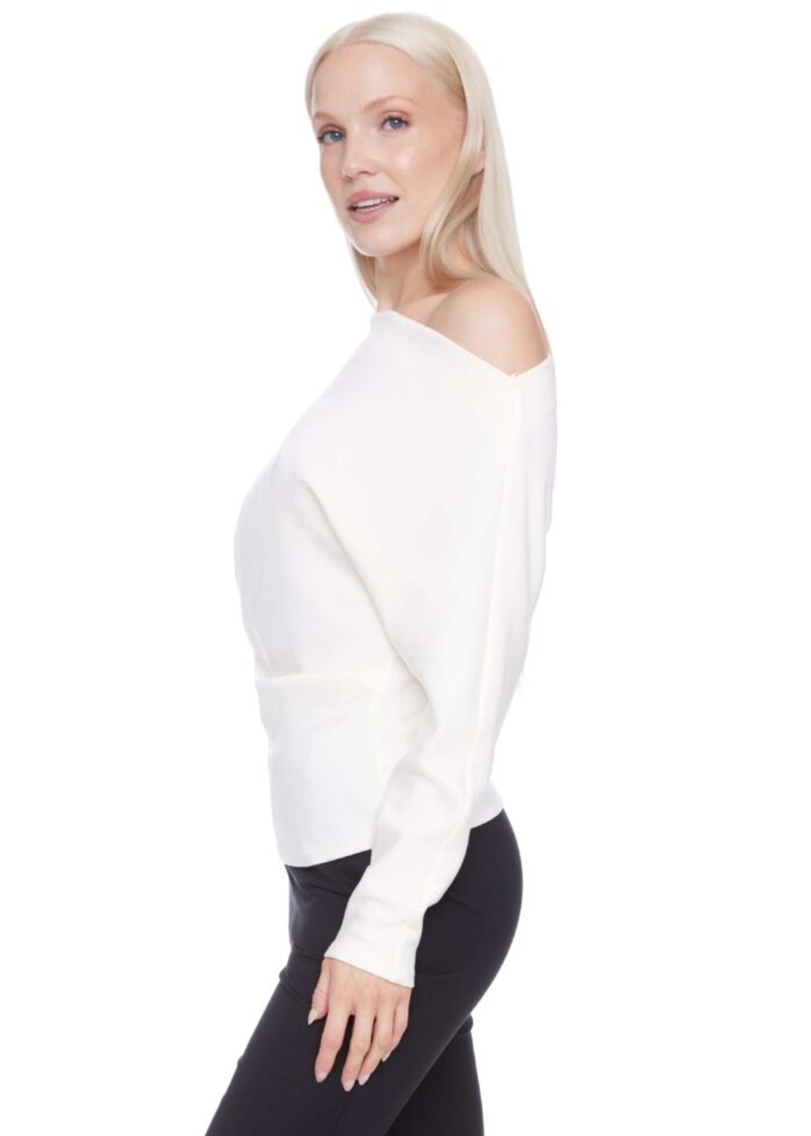 I love Tyler Madison Tyler Madison Haut À Manches Dolman - Ivory