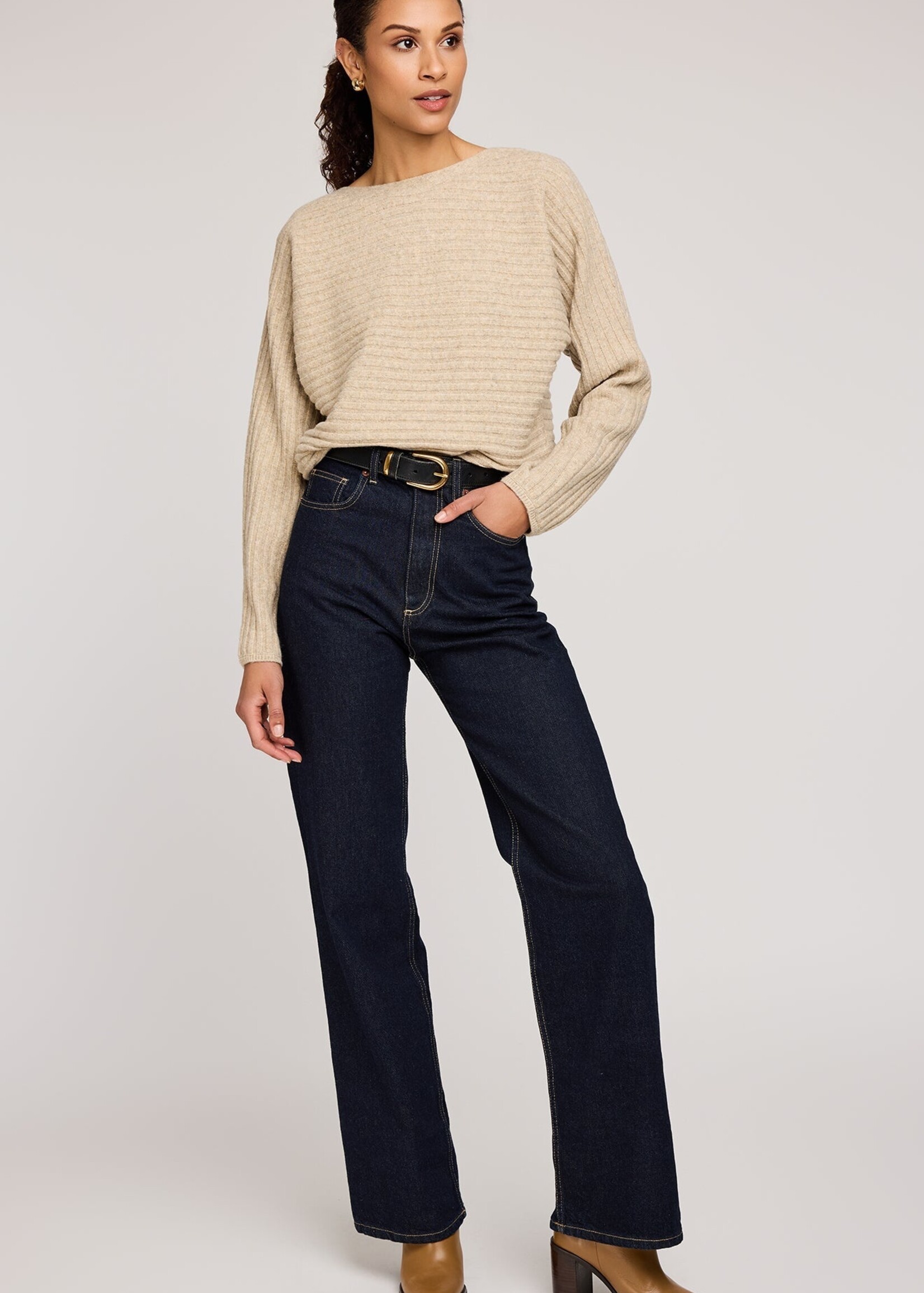 Gentle Fawn Niko Pullover Sweater - Heather Khaki