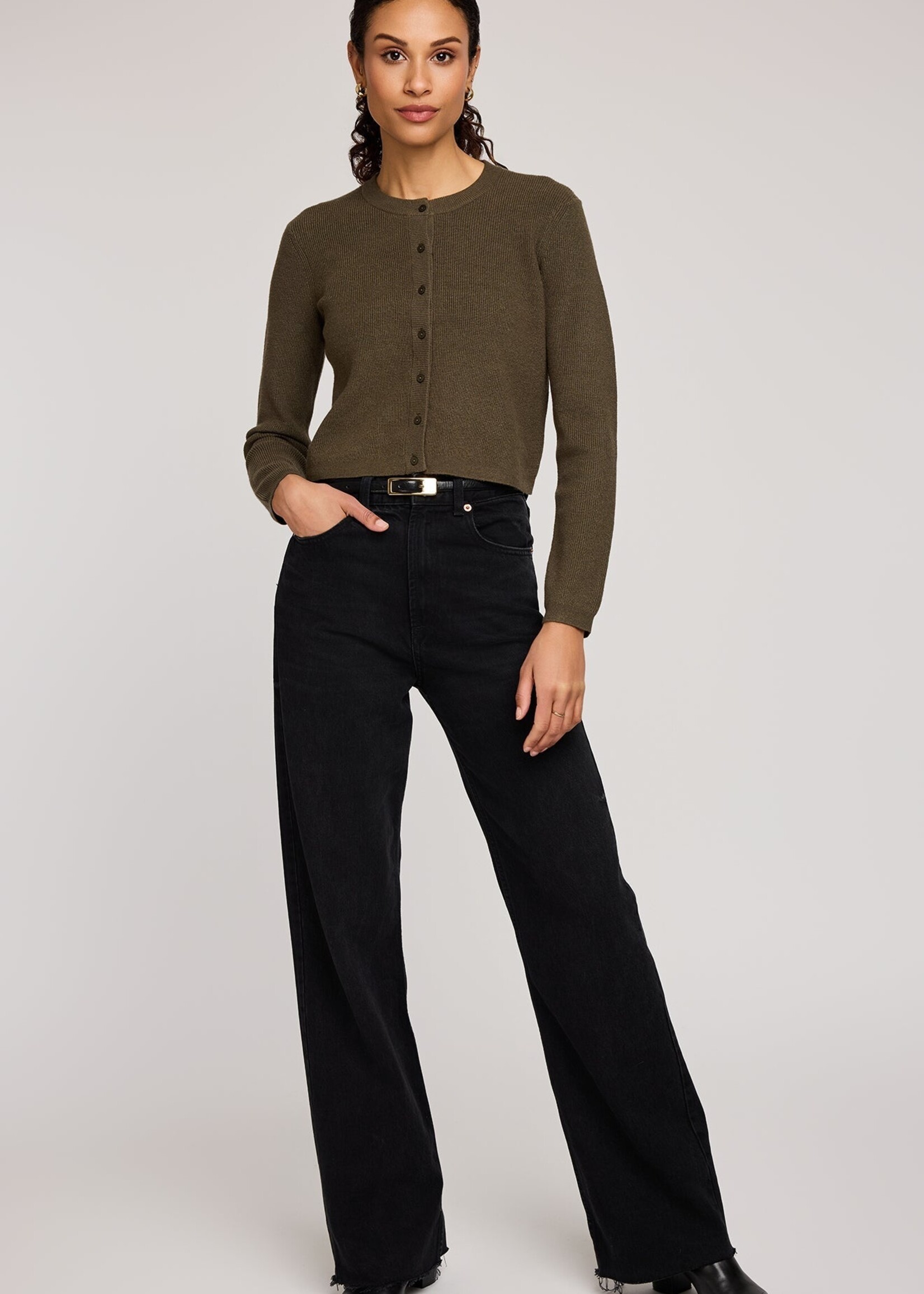 Gentle Fawn Mirabelle Knit Top - Heather Olive