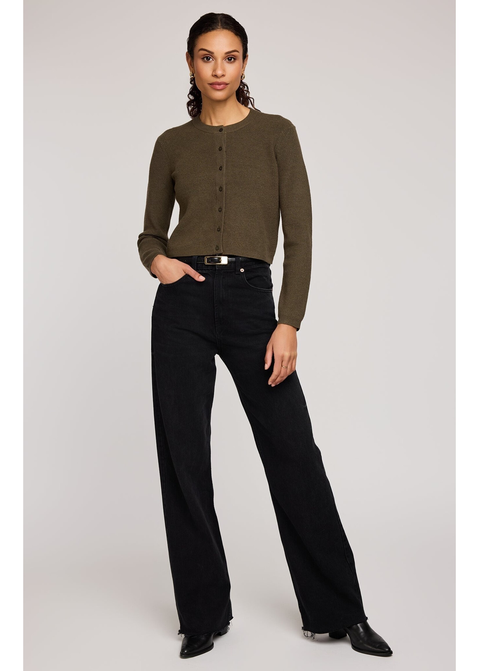 Gentle Fawn Mirabelle Knit Top - Heather Olive