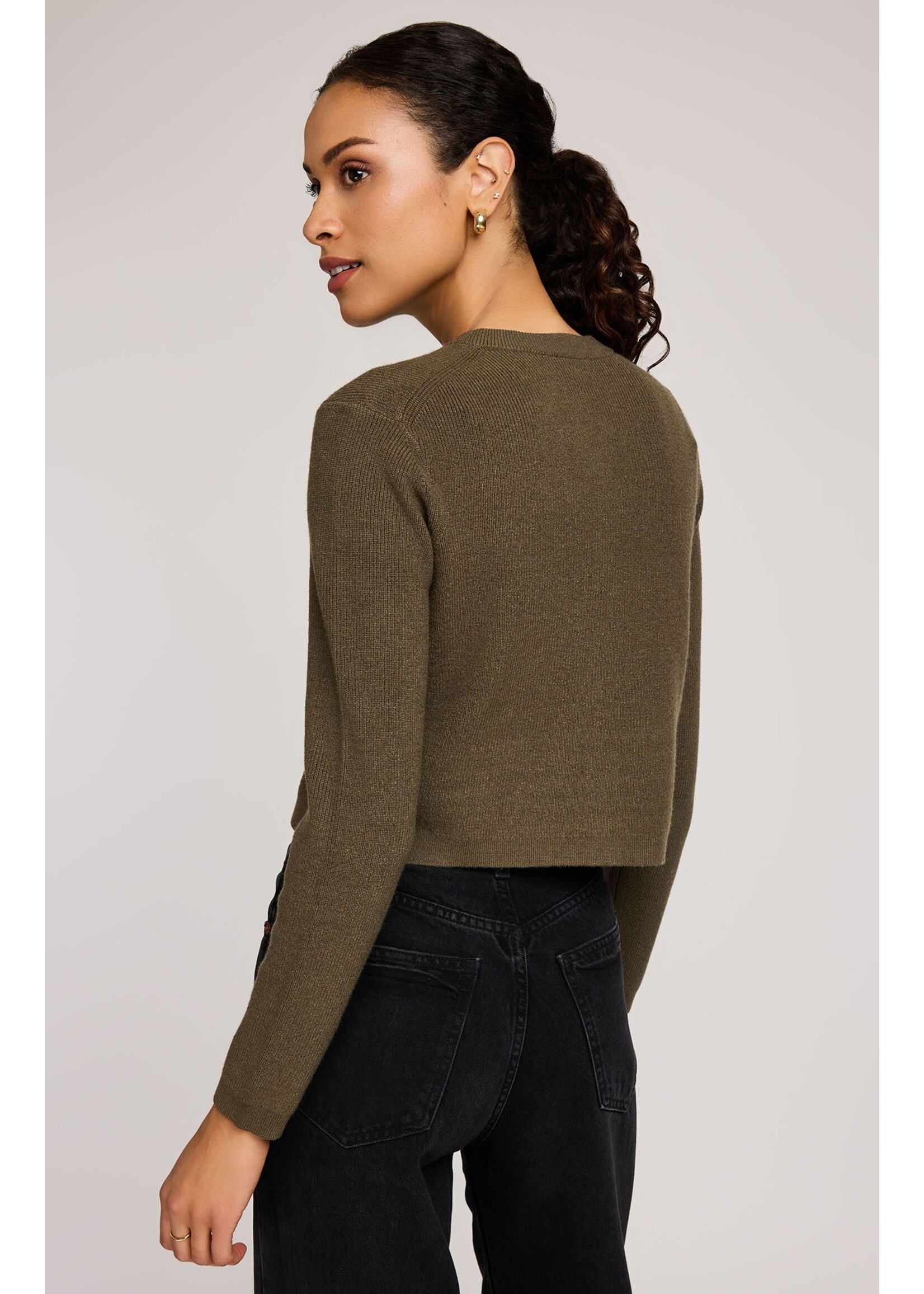 Gentle Fawn Mirabelle Knit Top - Heather Olive