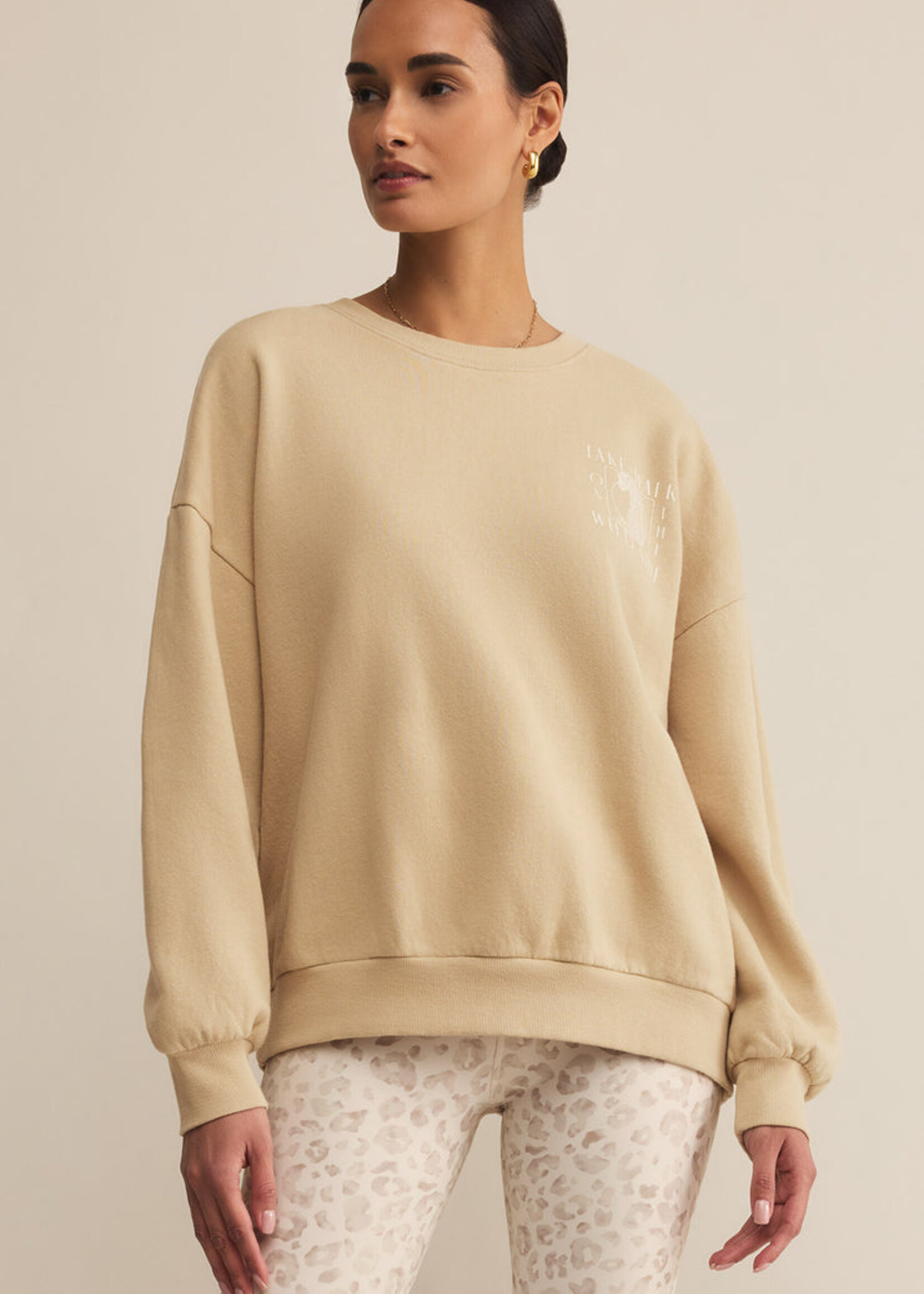 Z-Supply Z-Supply Wild Side Sweatshirt - Washed Gold