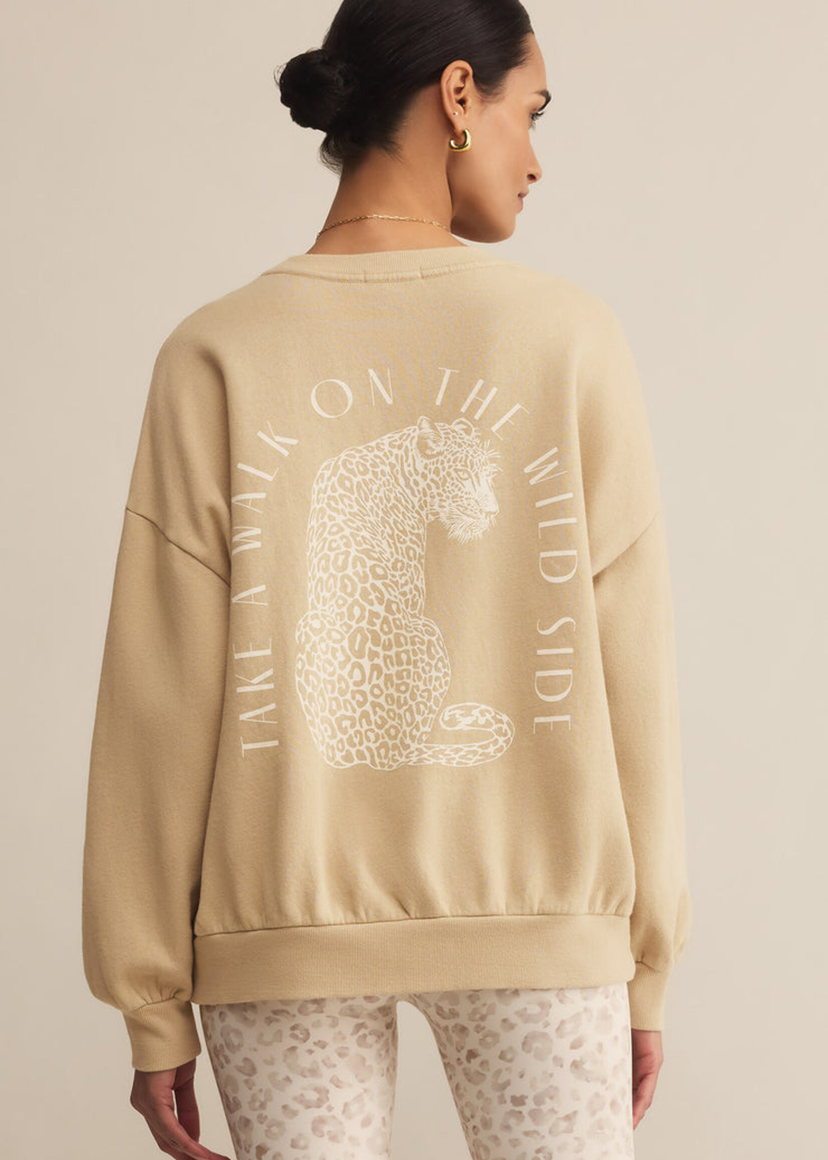 Z-Supply Z-Supply Wild Side Sweatshirt - Washed Gold