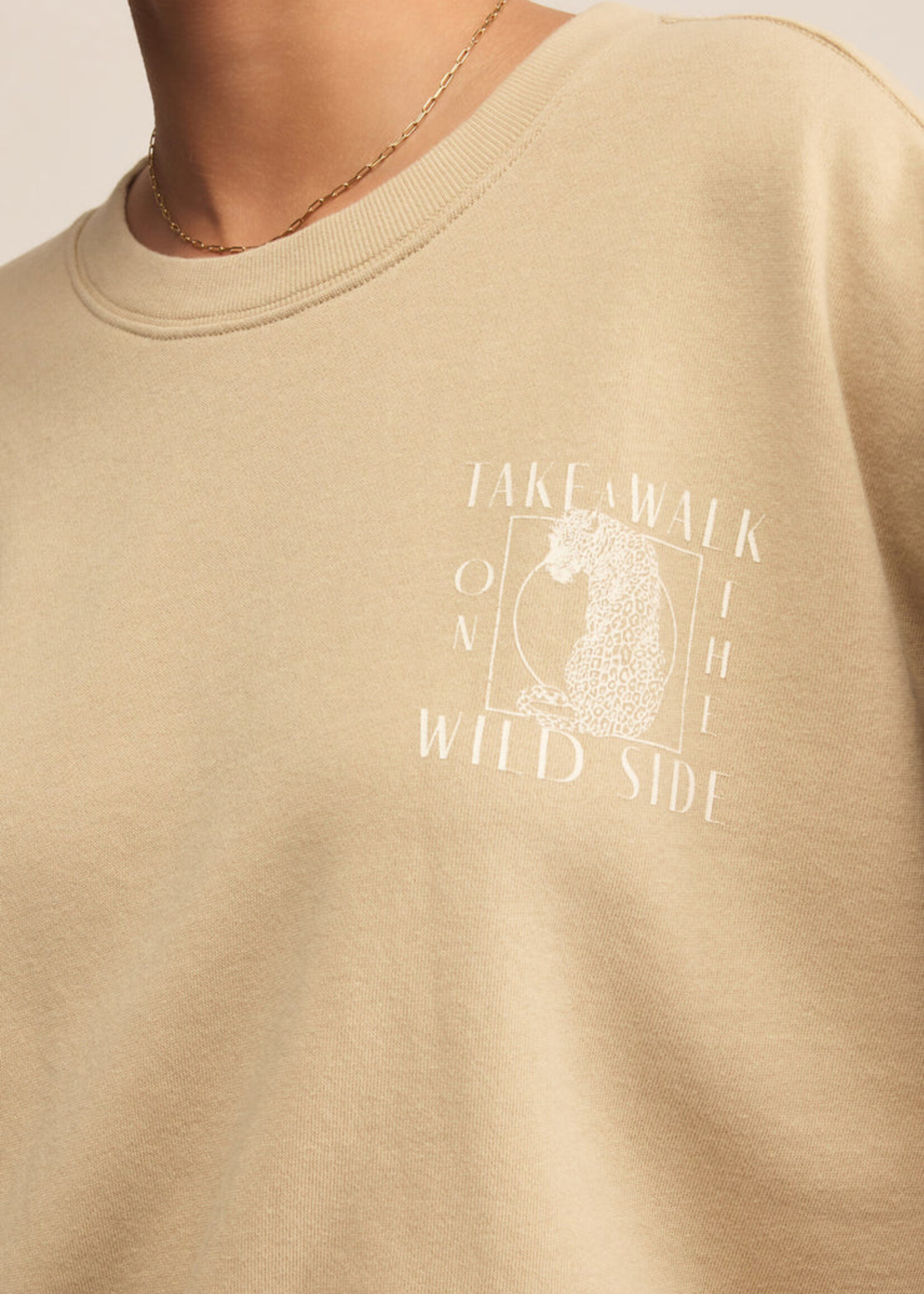 Z-Supply Z-Supply Wild Side Sweatshirt - Washed Gold