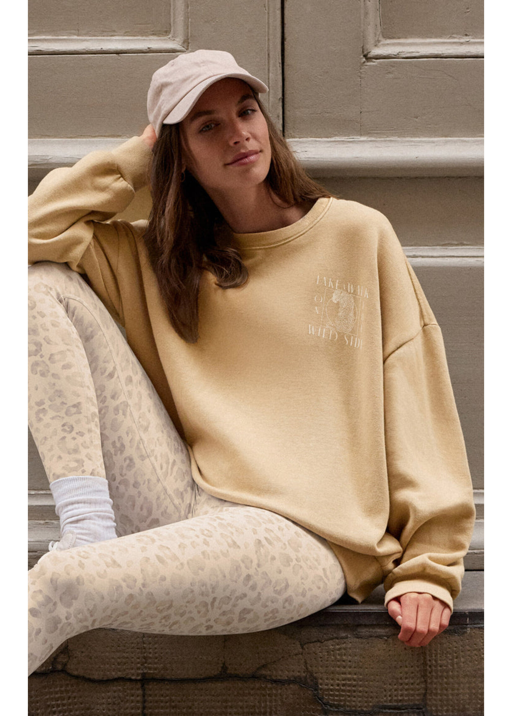 Z-Supply Z-Supply Sweat-Shirt Wild Side - Washed Gold