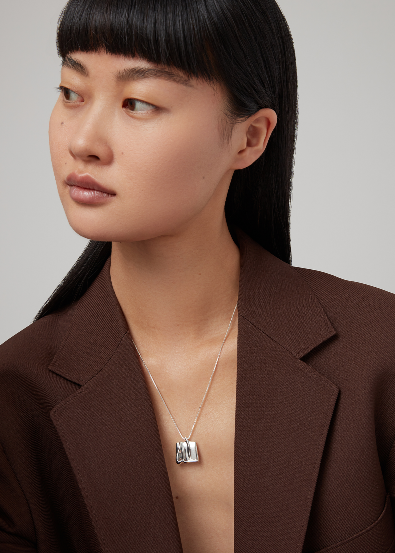 Jenny Bird Collier Pendentif Sundra - Argent