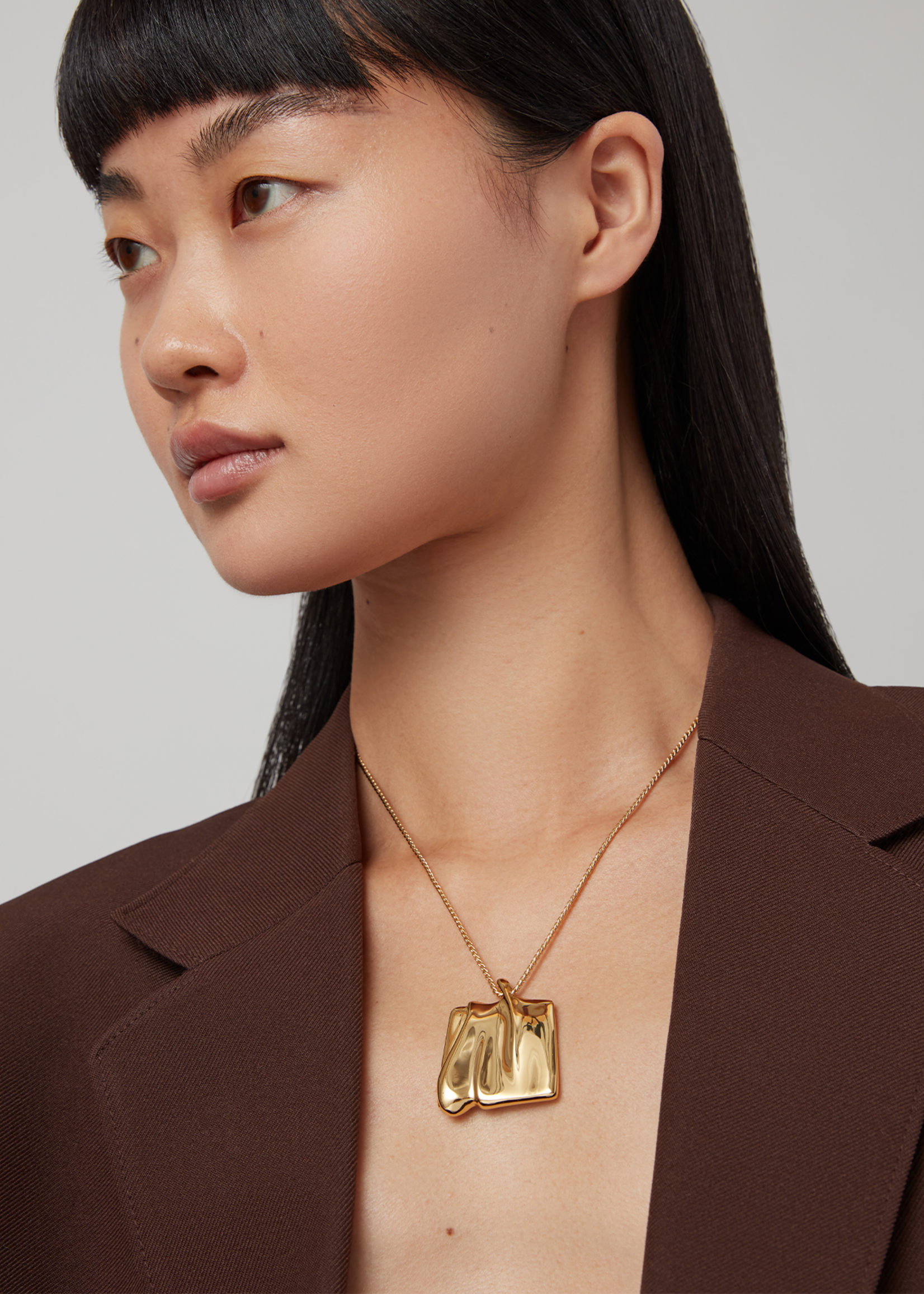 Jenny Bird Sundra Pendant Necklace (Large) - Gold