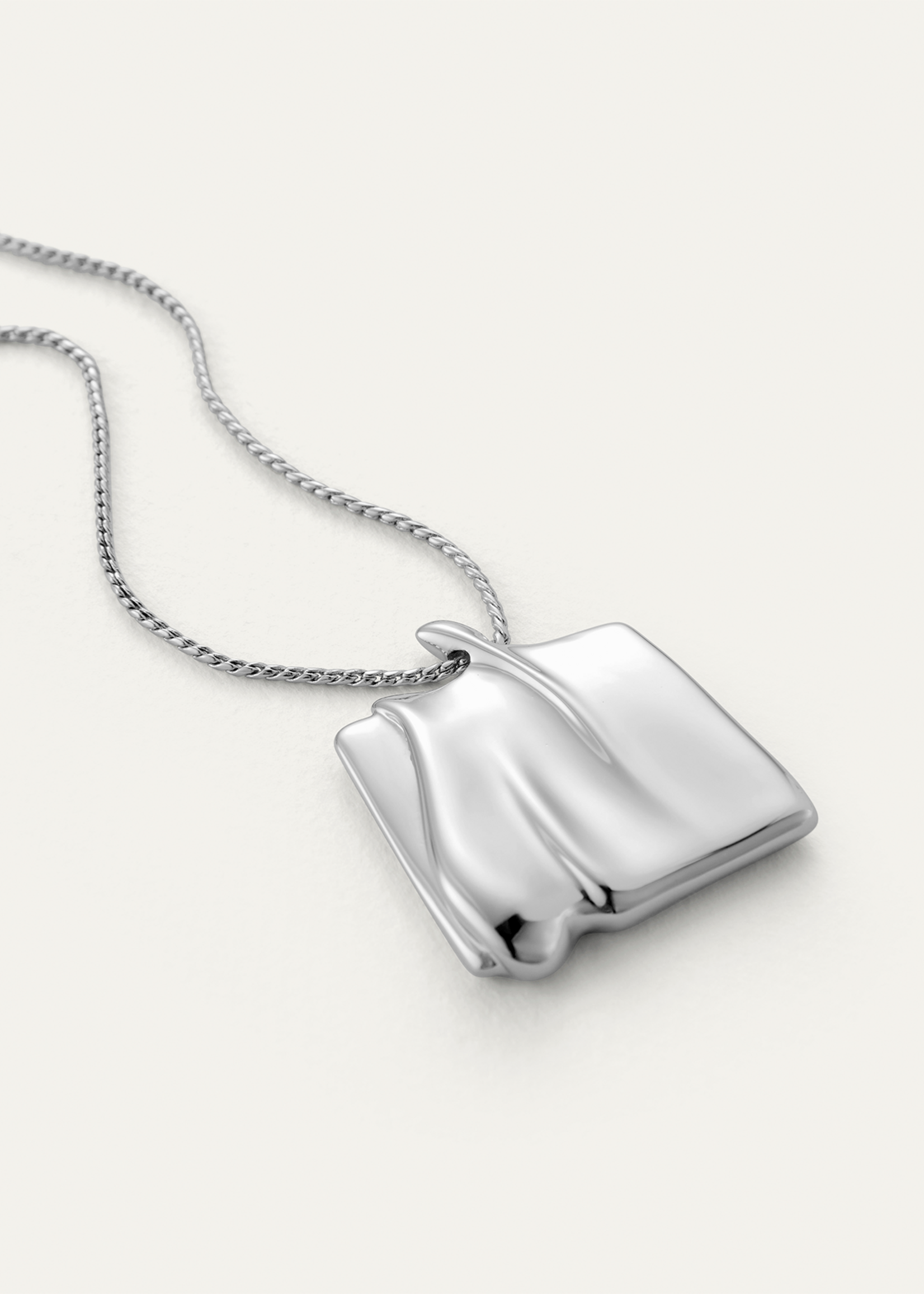 Jenny Bird Sundra Pendant Necklace (Large) - Silver