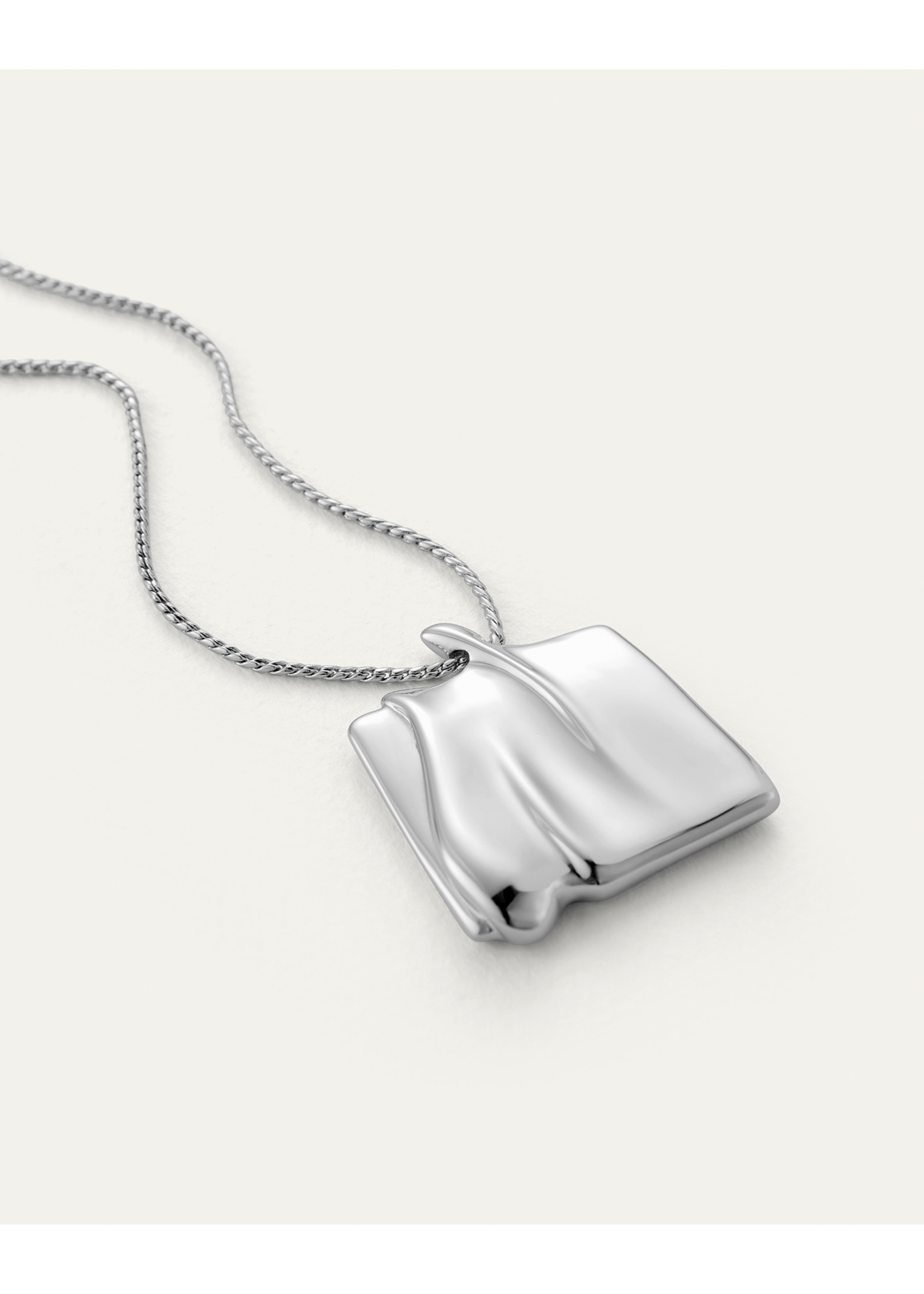 Jenny Bird Sundra Pendant Necklace (Large) - Silver
