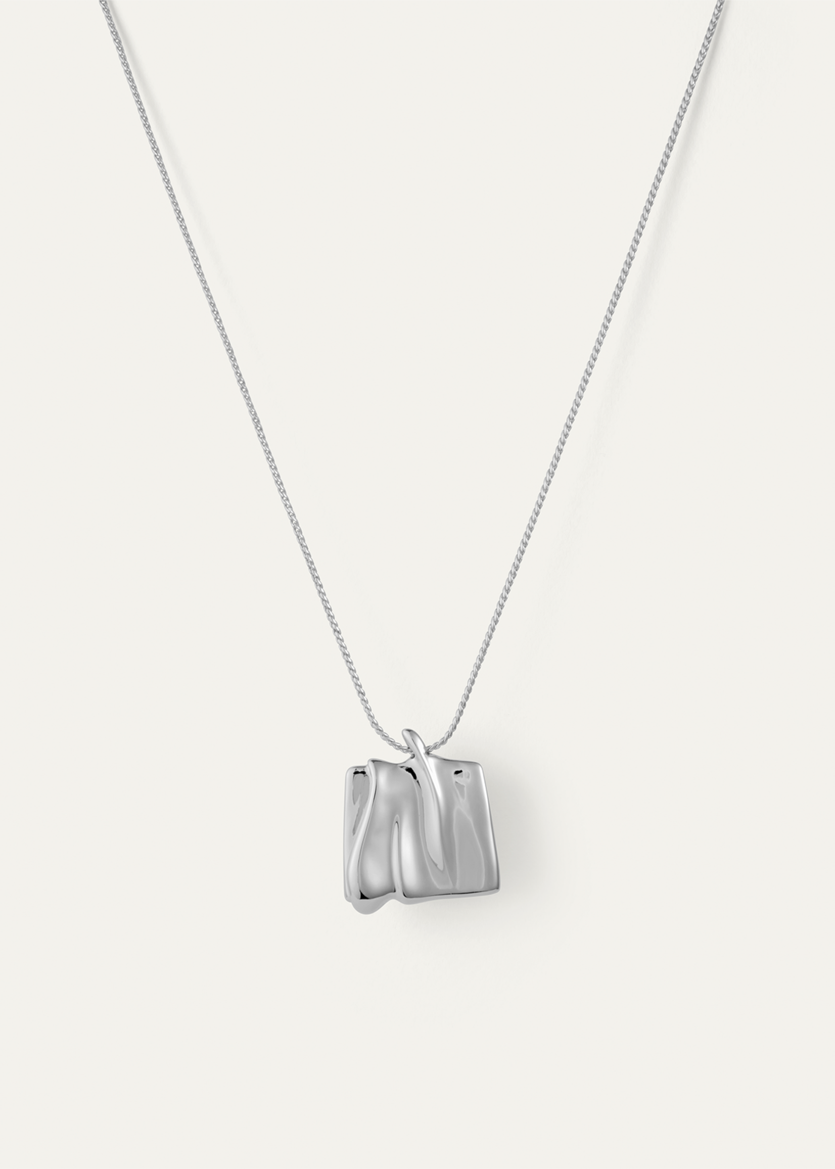 Jenny Bird Collier Pendentif Sundra (Grand) - Argent