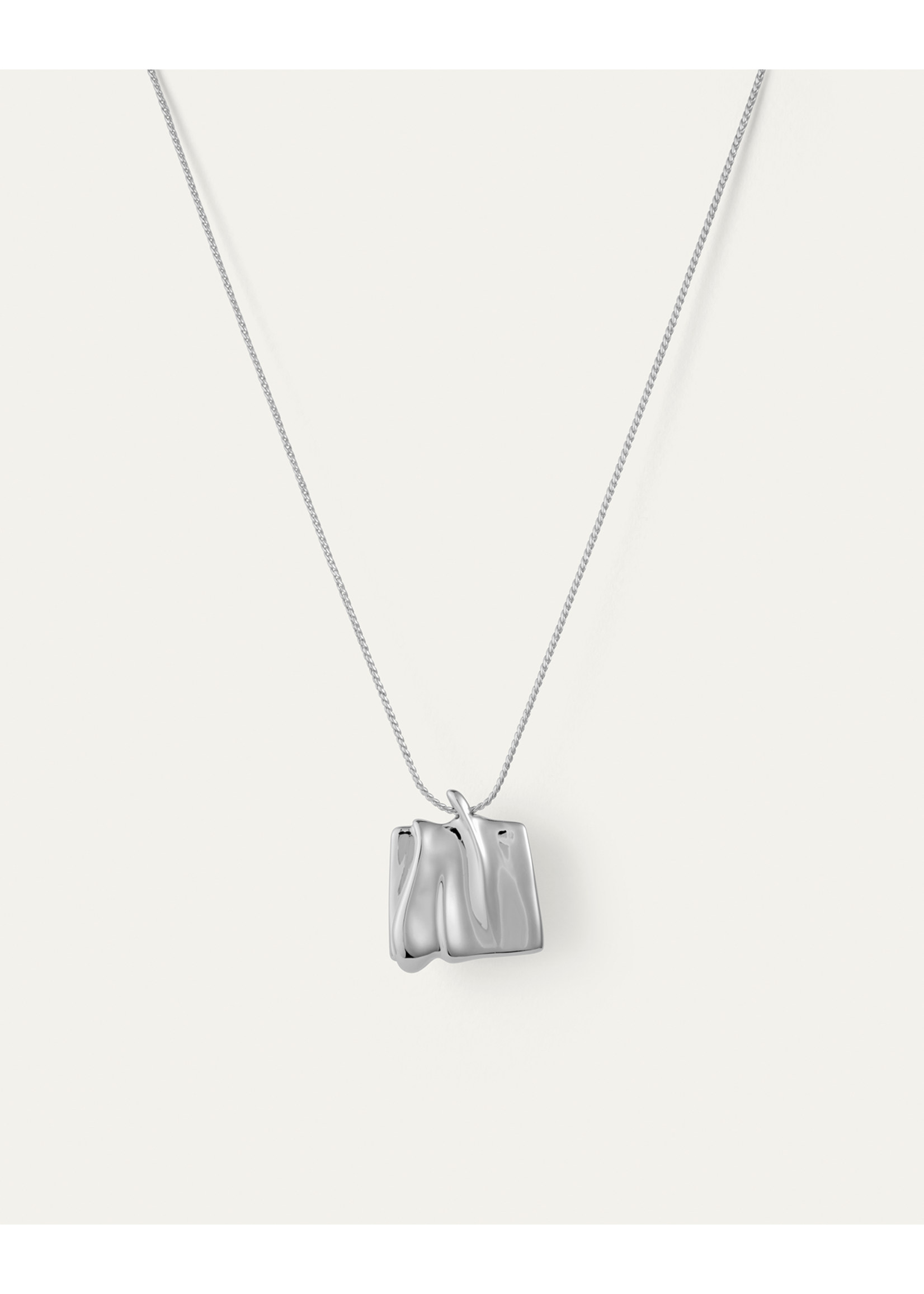 Jenny Bird Collier Pendentif Sundra (Grand) - Argent