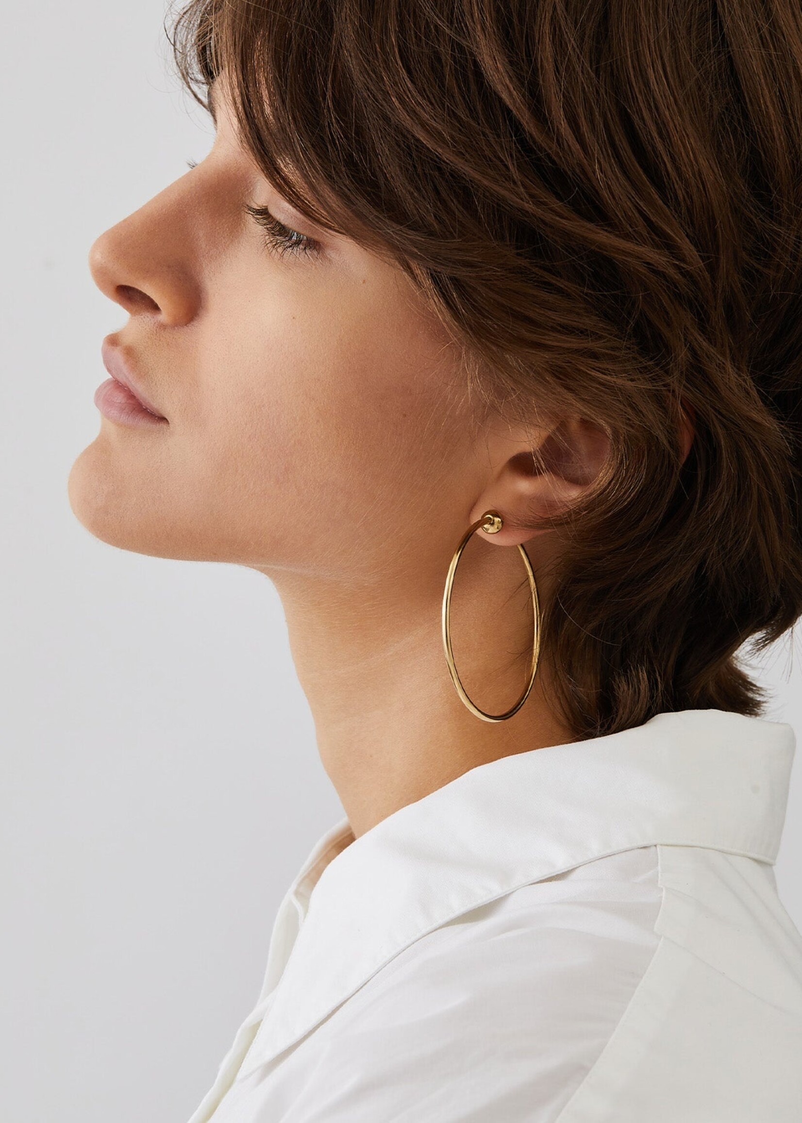 Jenny Bird Créoles Icon (Moyennes) - Or