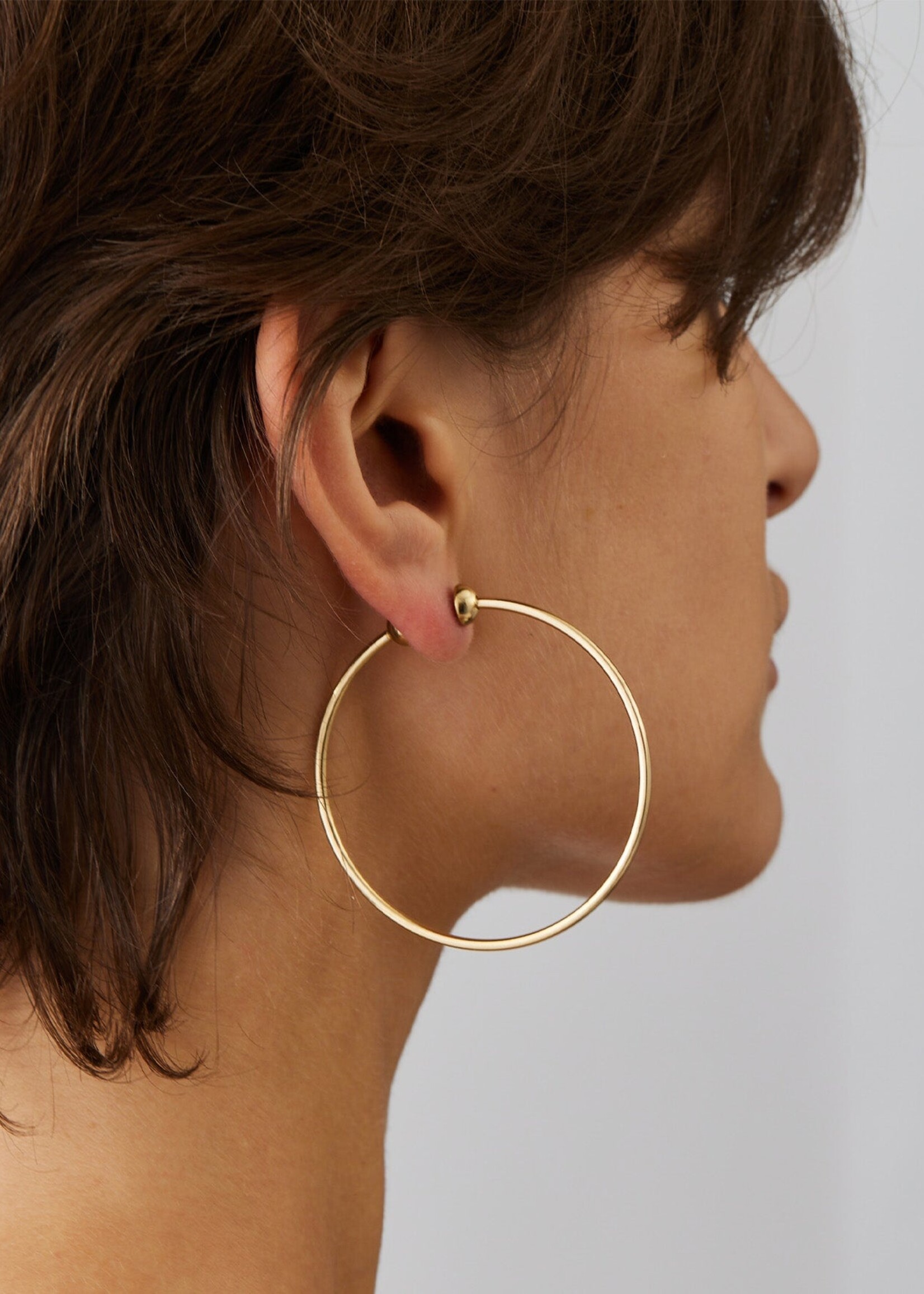 Jenny Bird Icon Hoops (Medium) - Gold