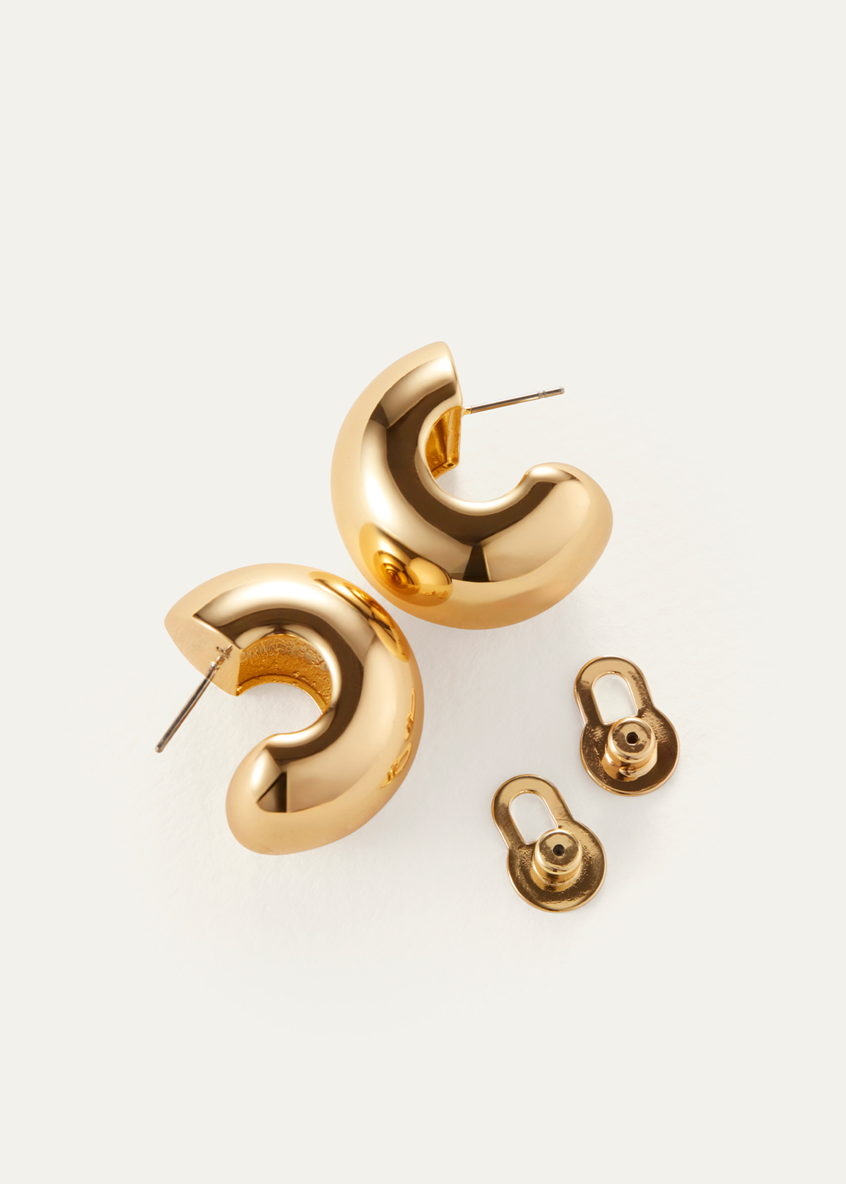 Jenny Bird Gemma Hoops - Gold