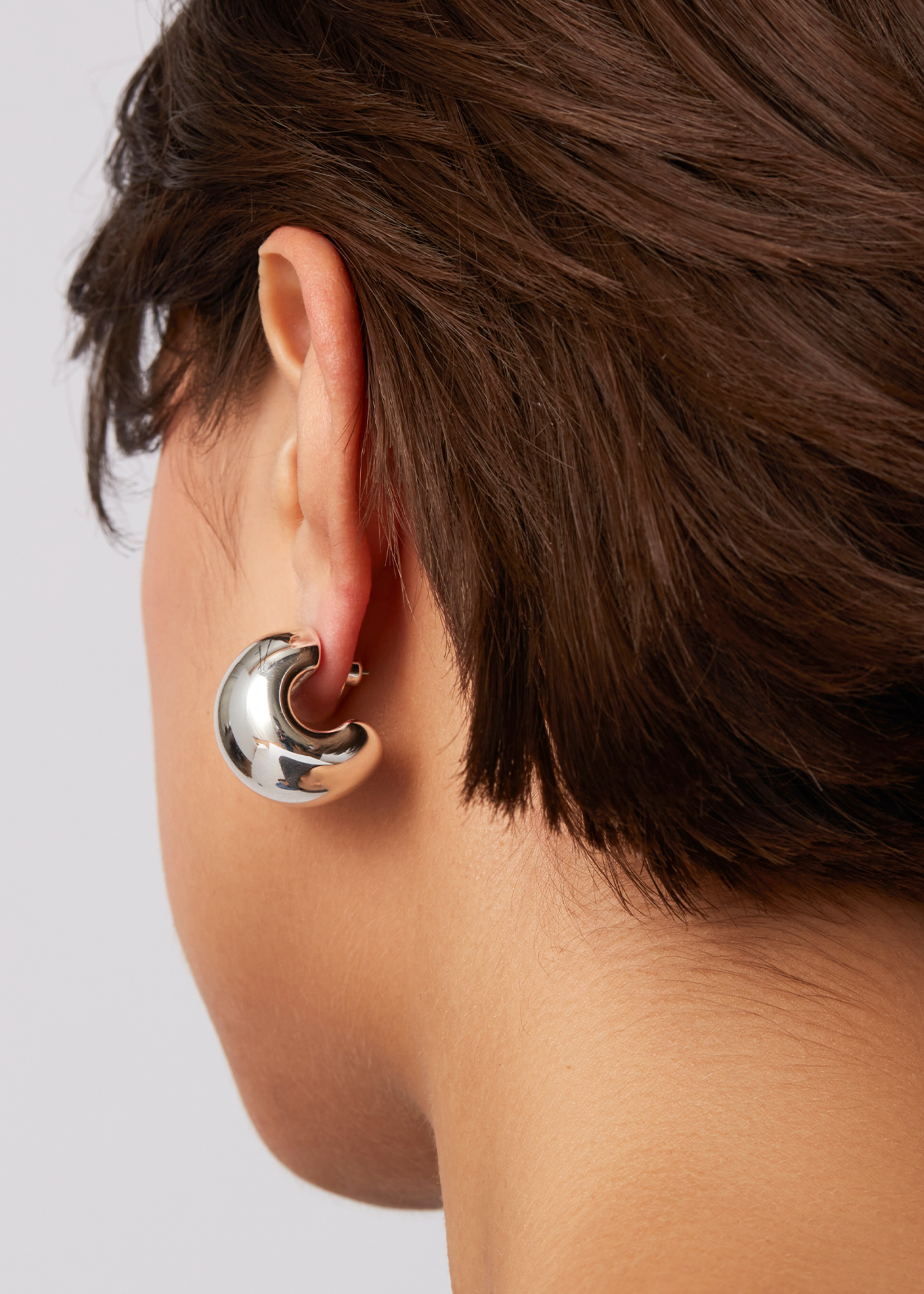 Jenny Bird Gemma Hoops - Silver