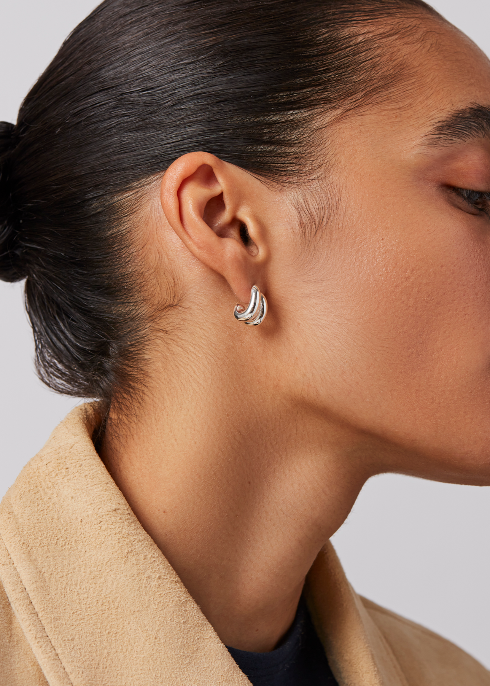 Jenny Bird Mini Florence Earrings - Silver