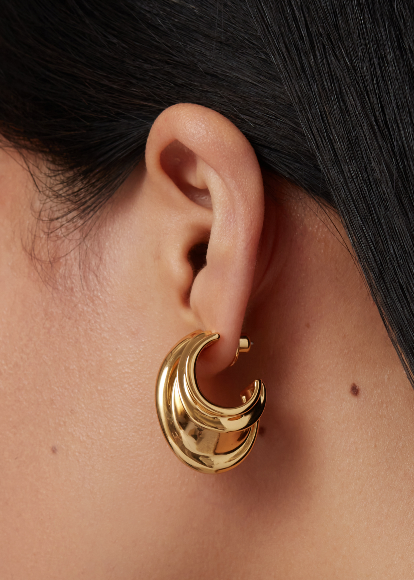Jenny Bird Leona Hoops - Gold
