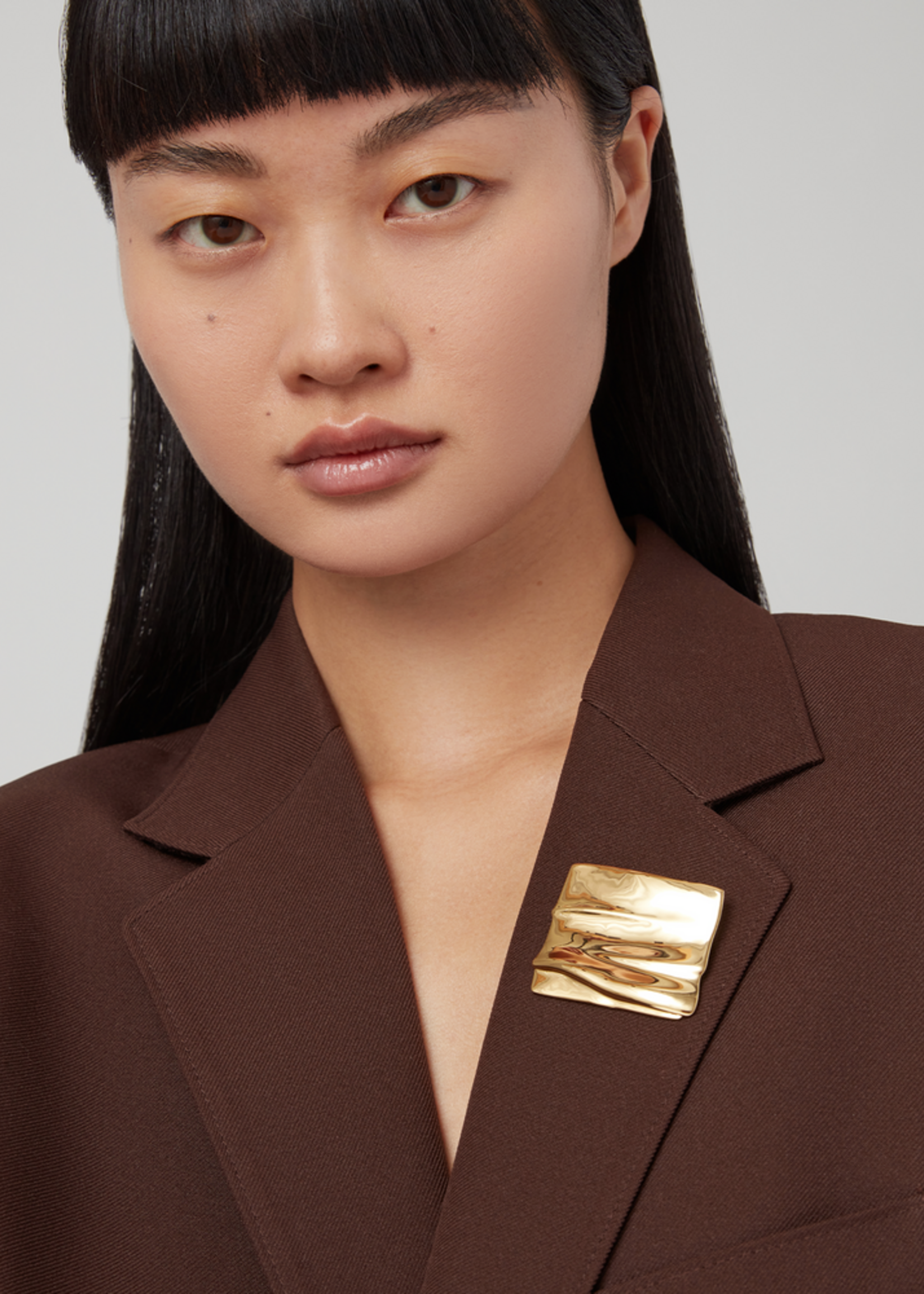 Jenny Bird Sundra Brooch - Gold