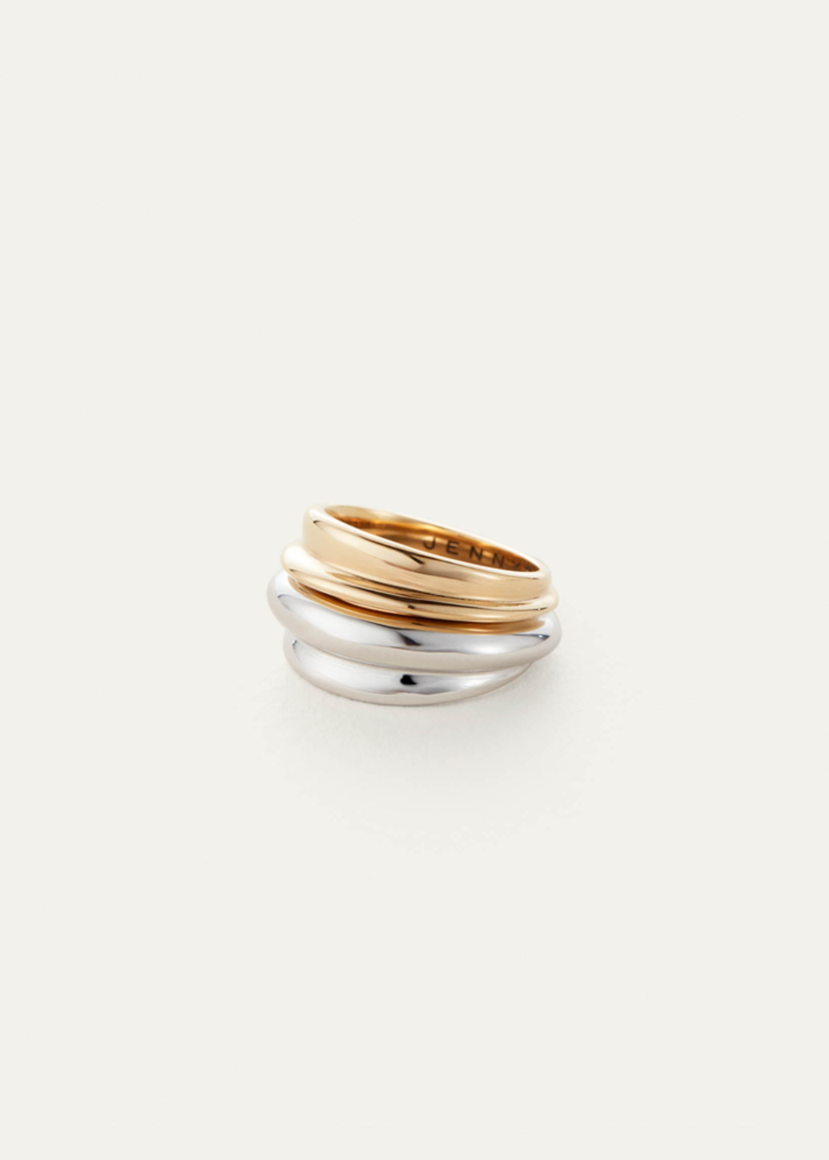 Jenny Bird Lennon Ring Set - Two-Tone