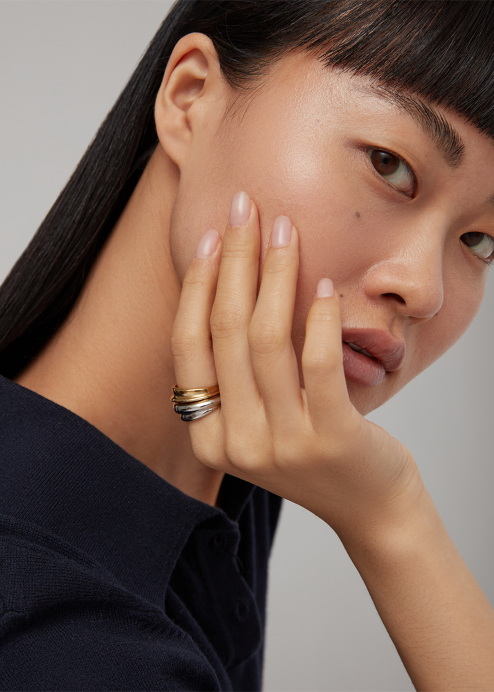 Jenny Bird Lennon Ring Set - Two-Tone