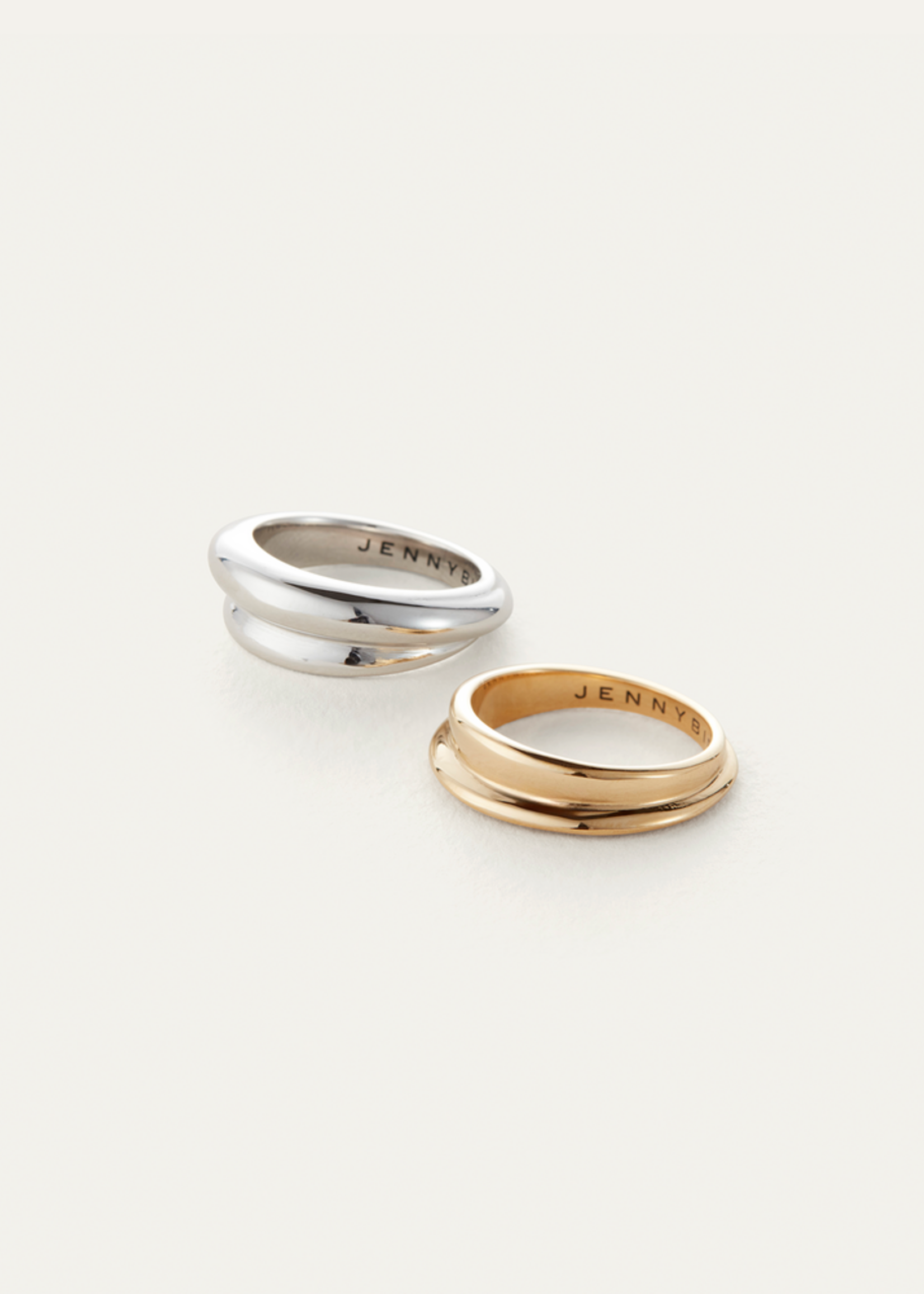 Jenny Bird Lennon Ring Set - Two-Tone