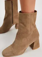 Free People Free People Wisteria Suede Ankle Boot - Taupe