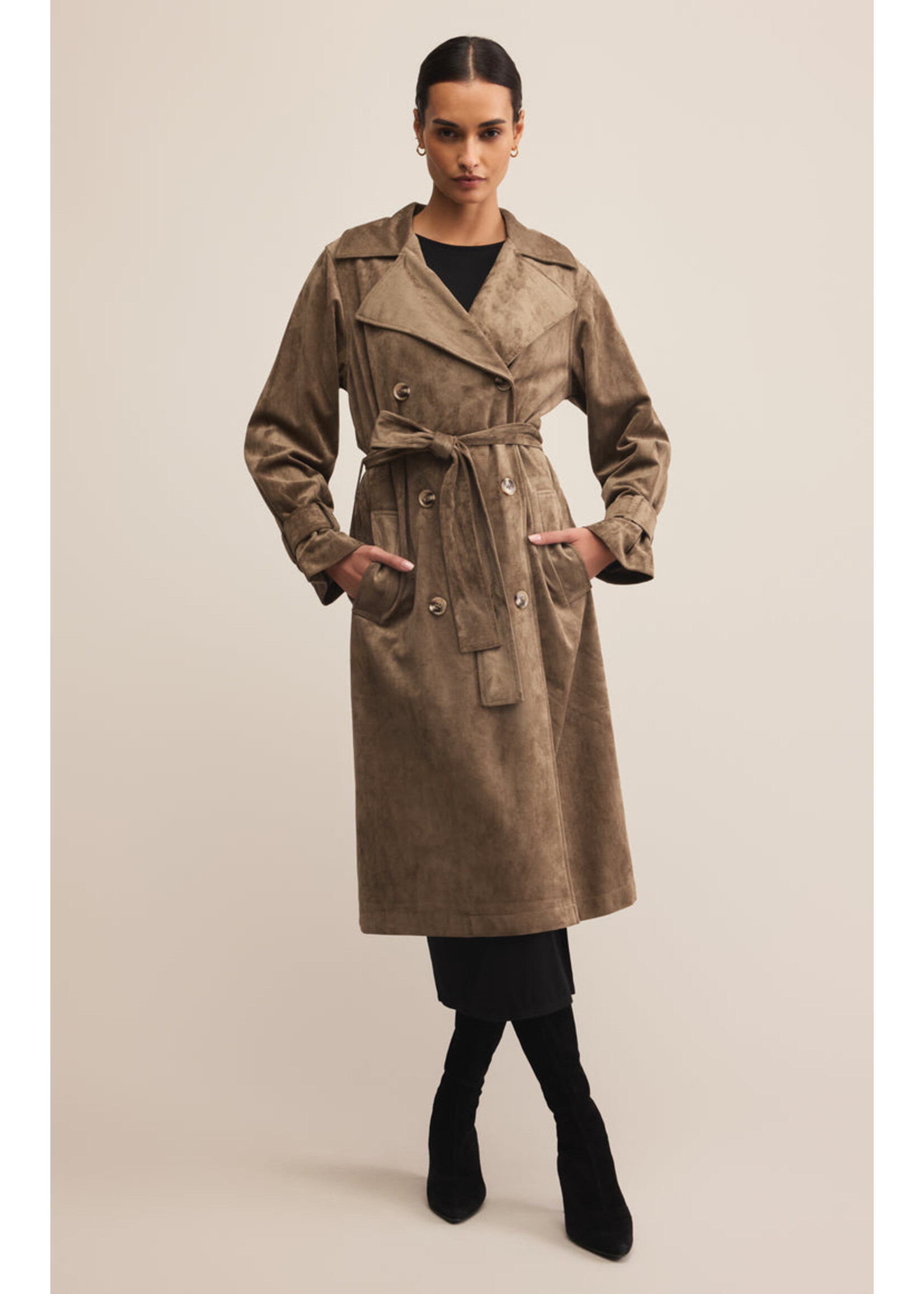 Z-Supply Z-Supply Dorian Suede Trench - Retreat