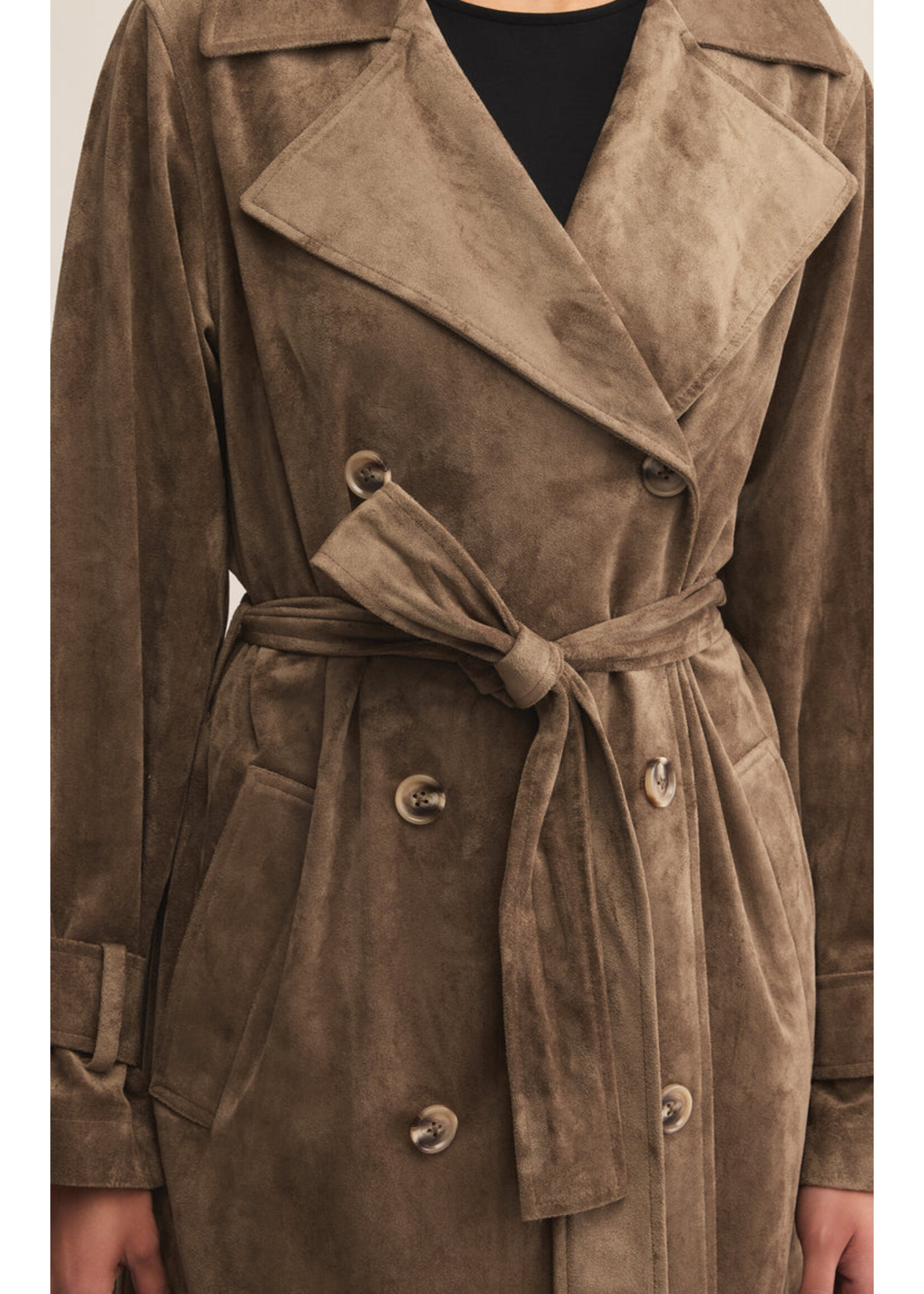 Z-Supply Z-Supply Dorian Suede Trench - Retreat