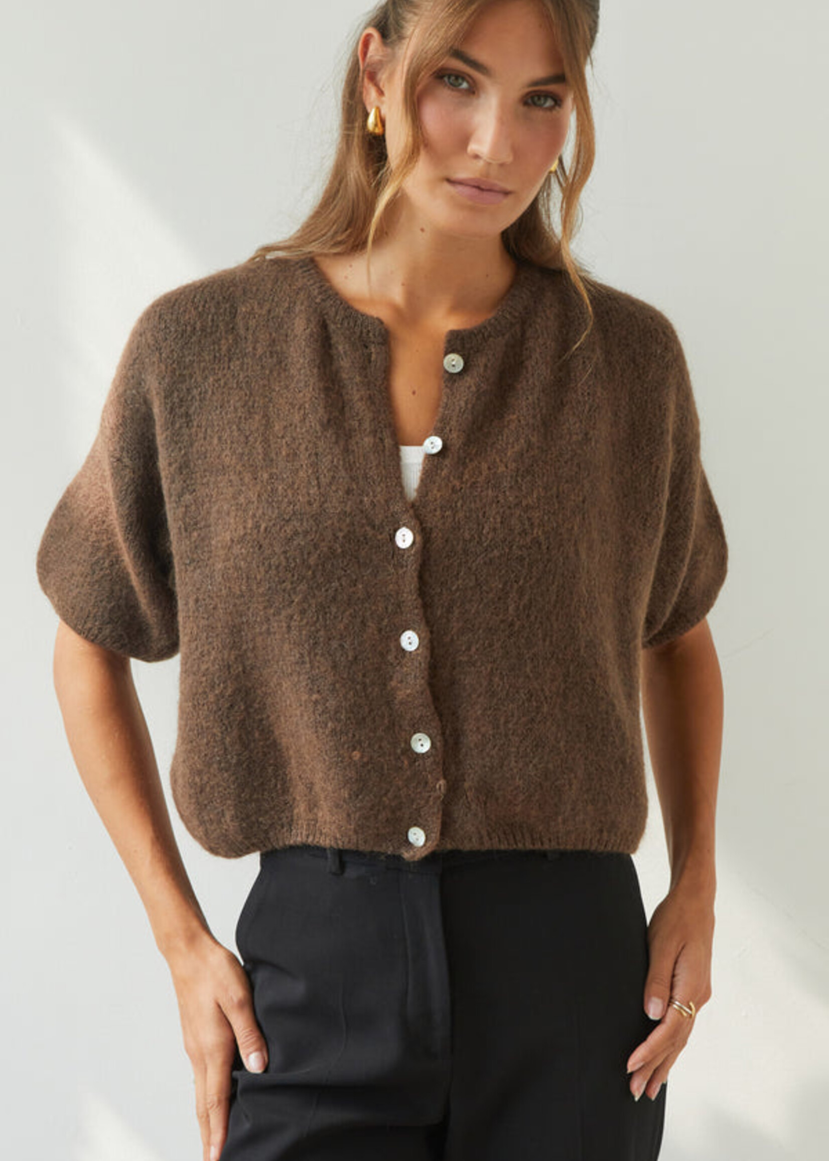 Charli Charli Cardigan Emme - Espresso