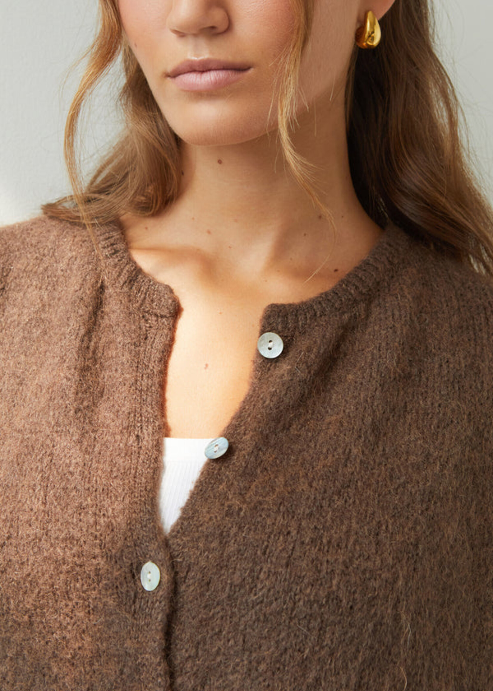 Charli Charli Emme Cardigan - Espresso