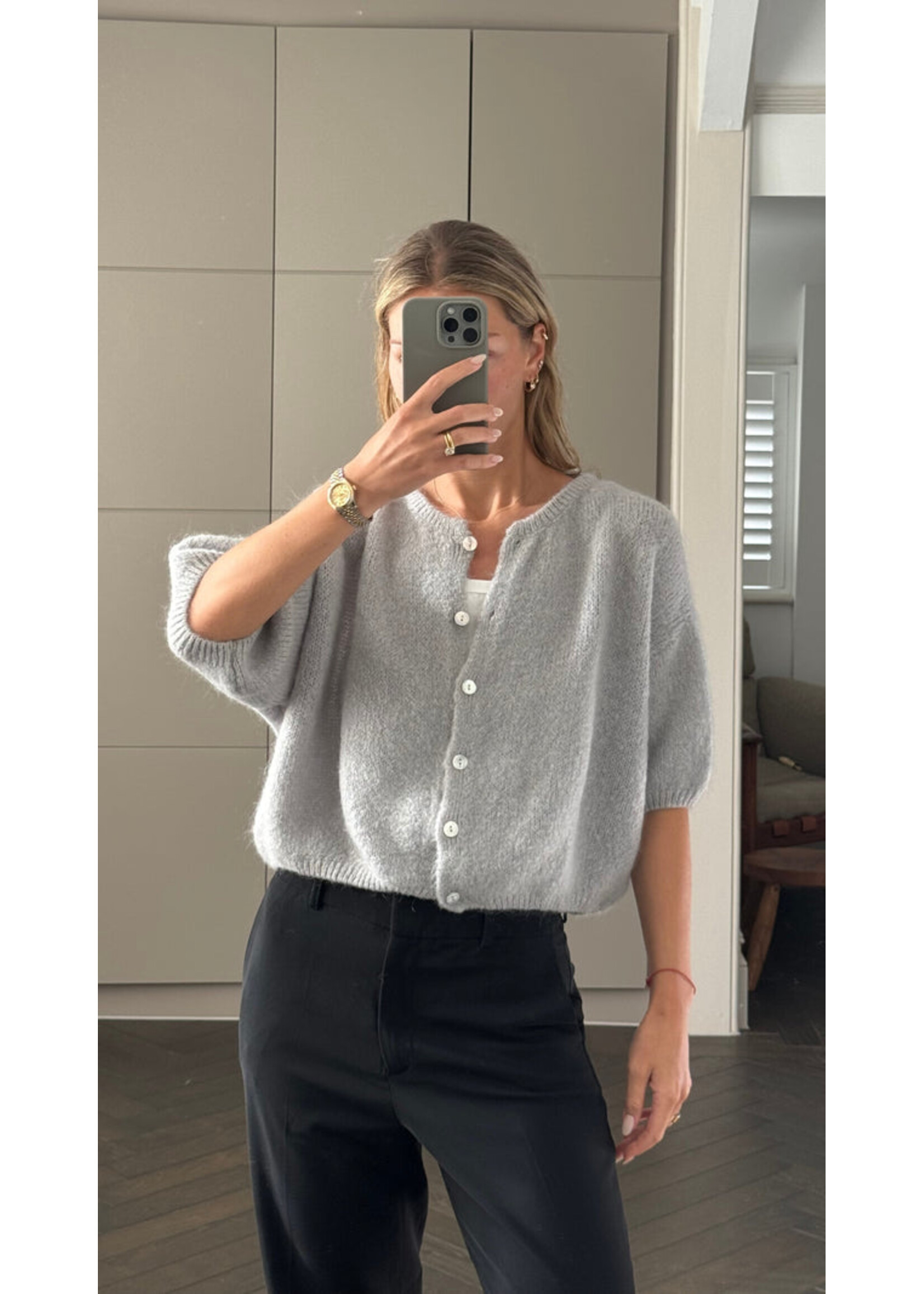 Charli Charli Cardigan Emme - Stone