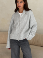 Charli Charli Cardigan Zippé Zoey - Gris