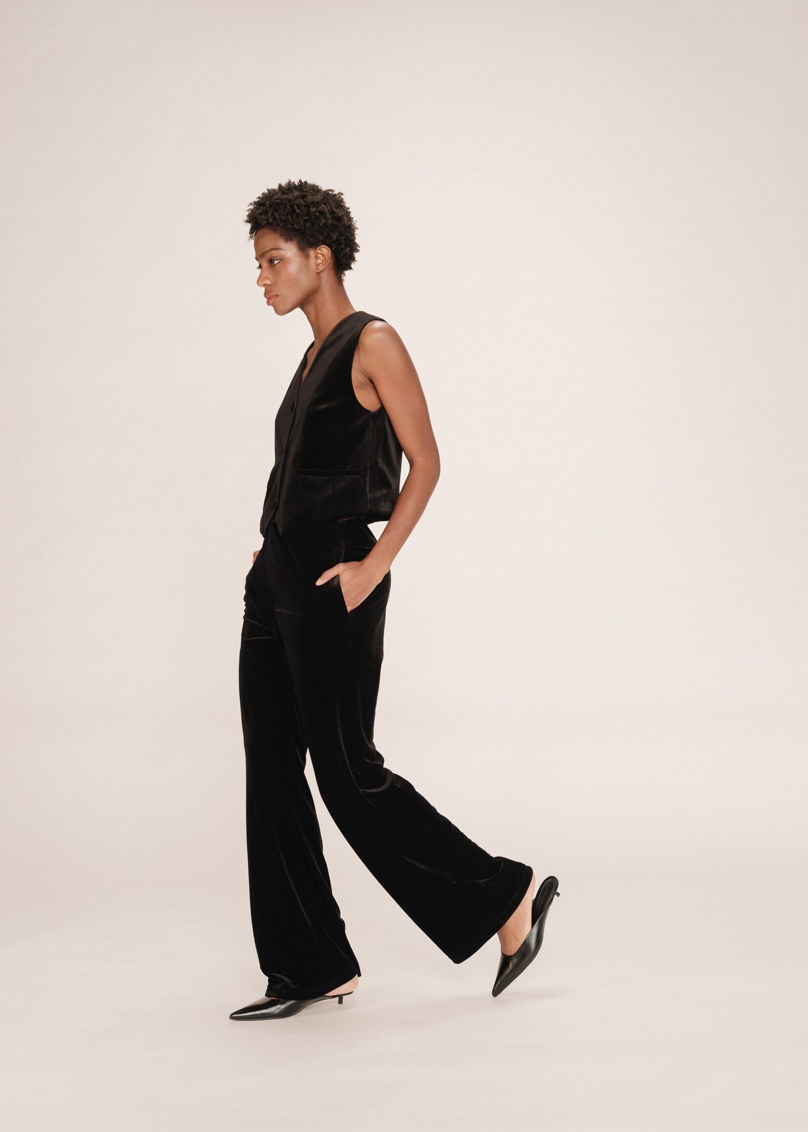 Grace and Mila Grace & Mila Tiger Pant - Black