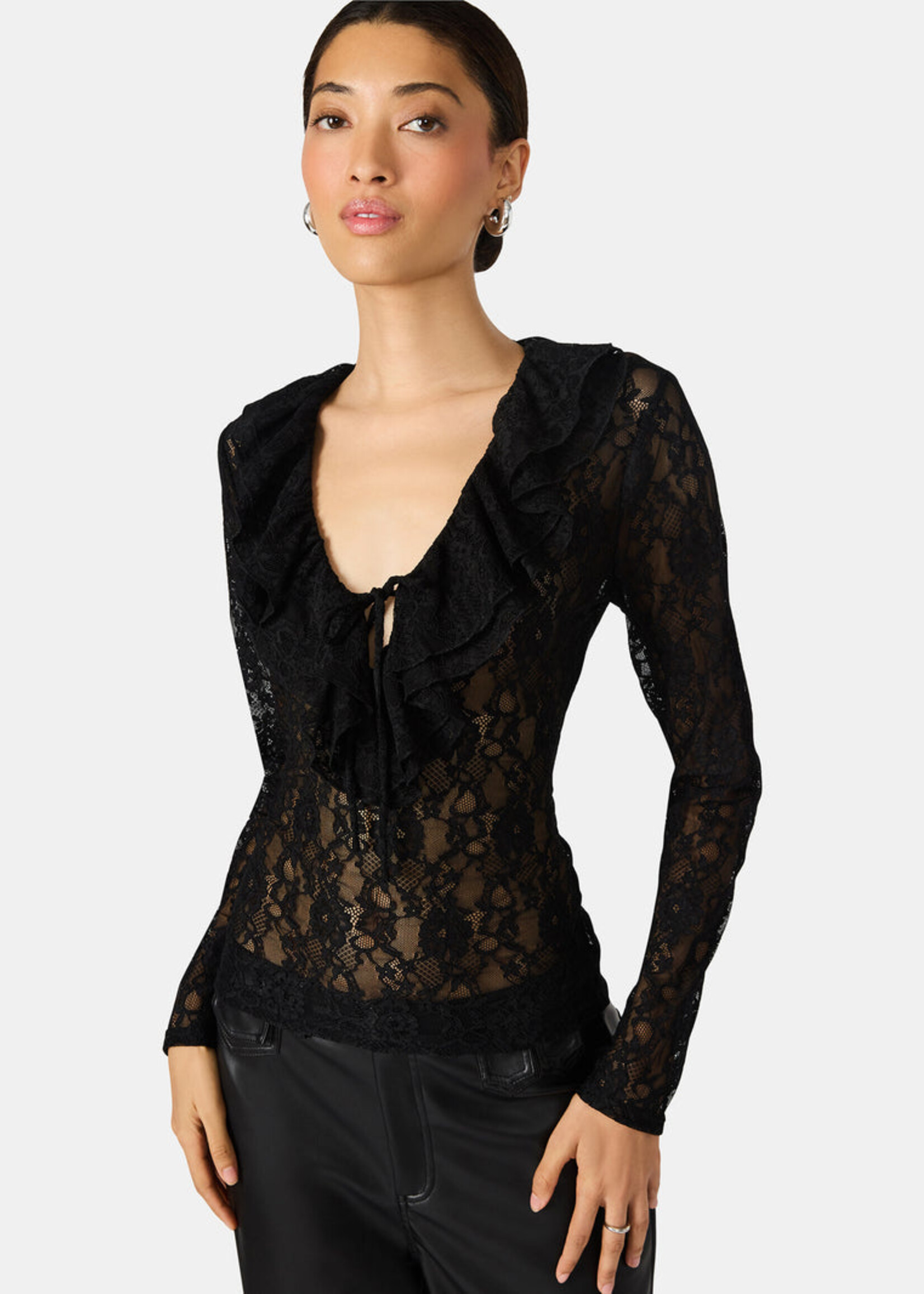 Steve Madden Steve Madden Elvie Top - Black