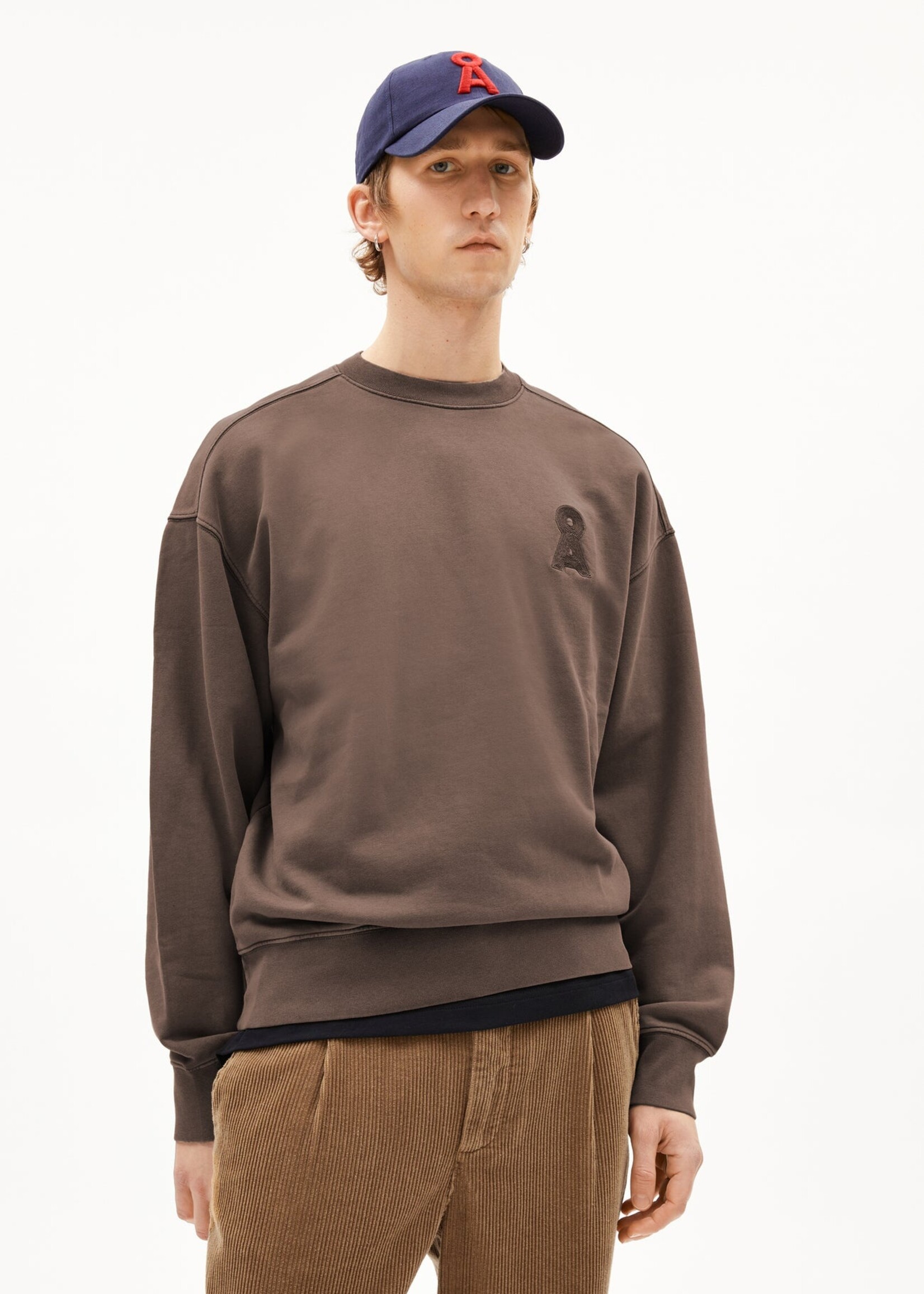 Armedangels Armedangels Sweat-Shirt Emaal - Tree Shade Washed