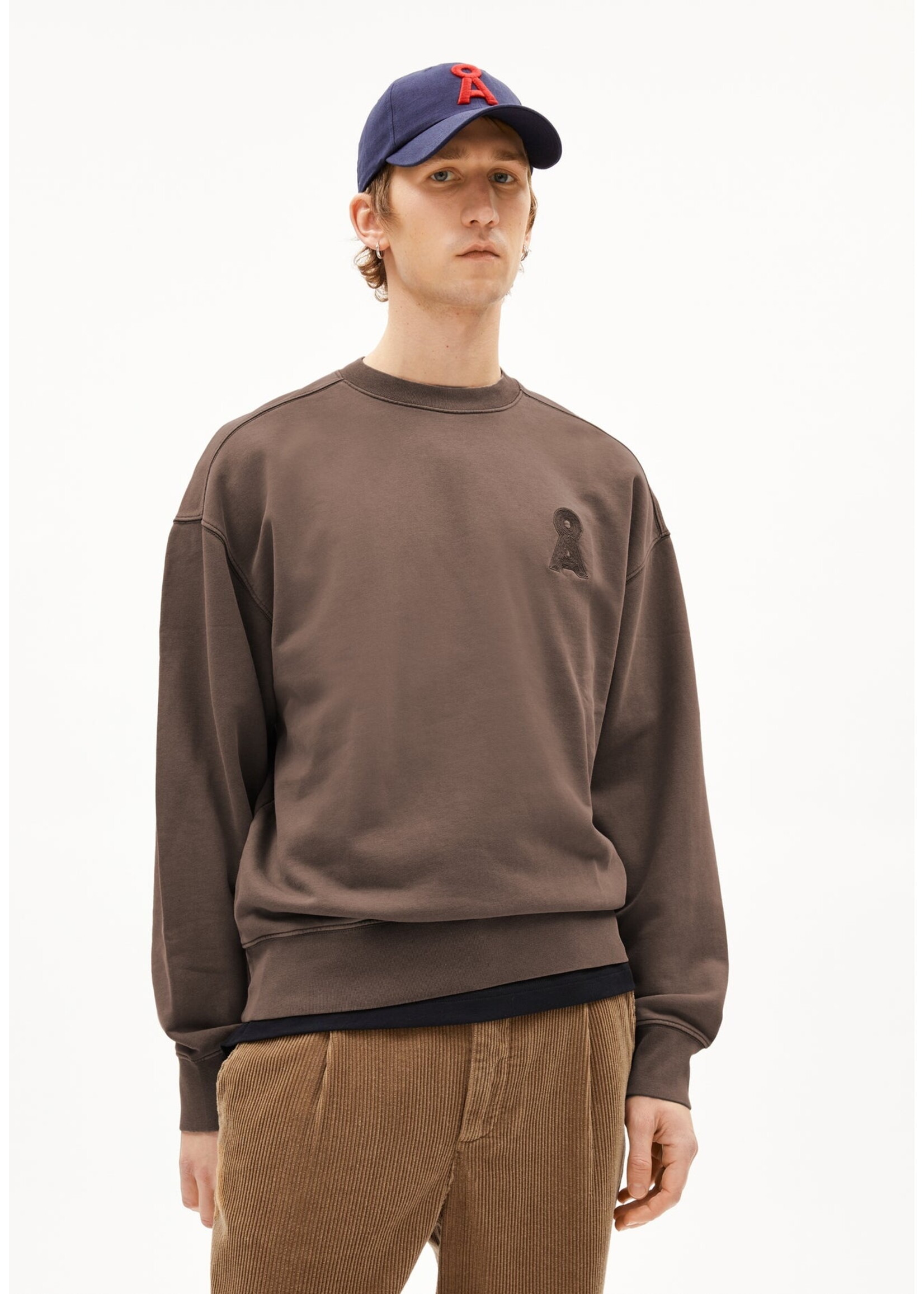 Armedangels Armedangels Sweat-Shirt Emaal - Tree Shade Washed