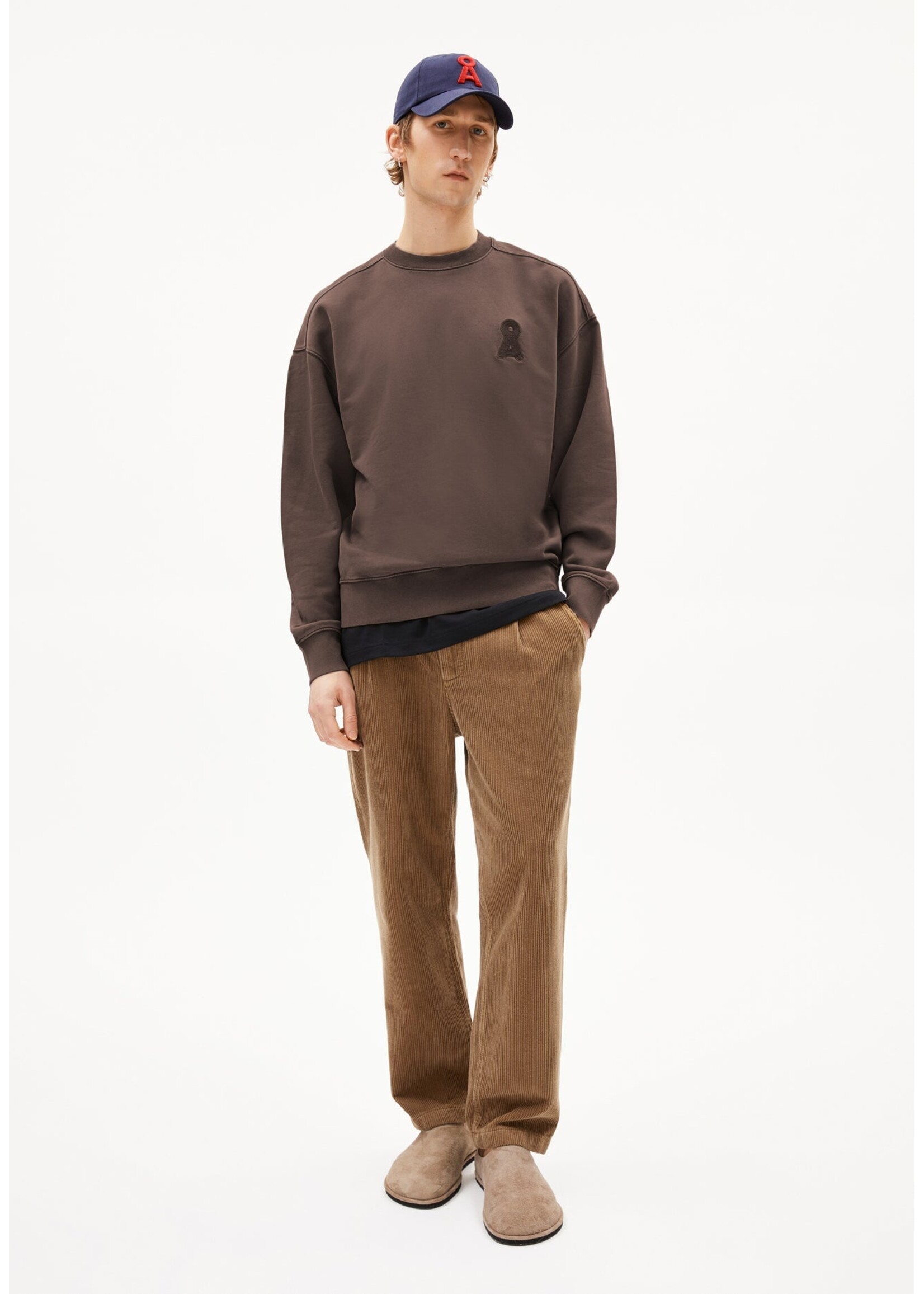 Armedangels Armedangels Sweat-Shirt Emaal - Tree Shade Washed